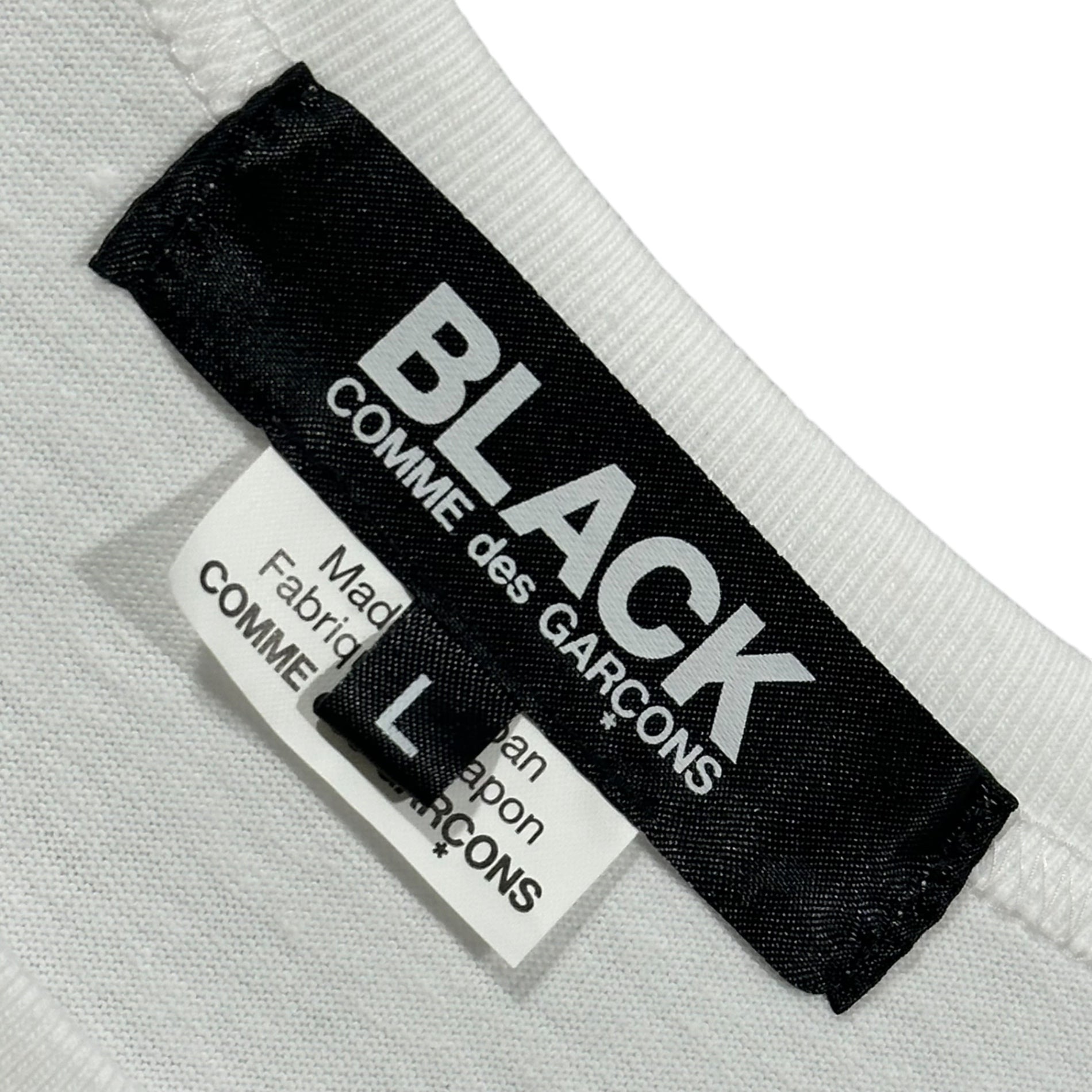 BLACK COMME des GARCONS(ブラックコムデギャルソン) 2017AW FILIP PAGOWSKI T-SHIRT フィリップ パゴウスキー Tシャツ 1T-T003 L ホワイト 薔薇 チェーン