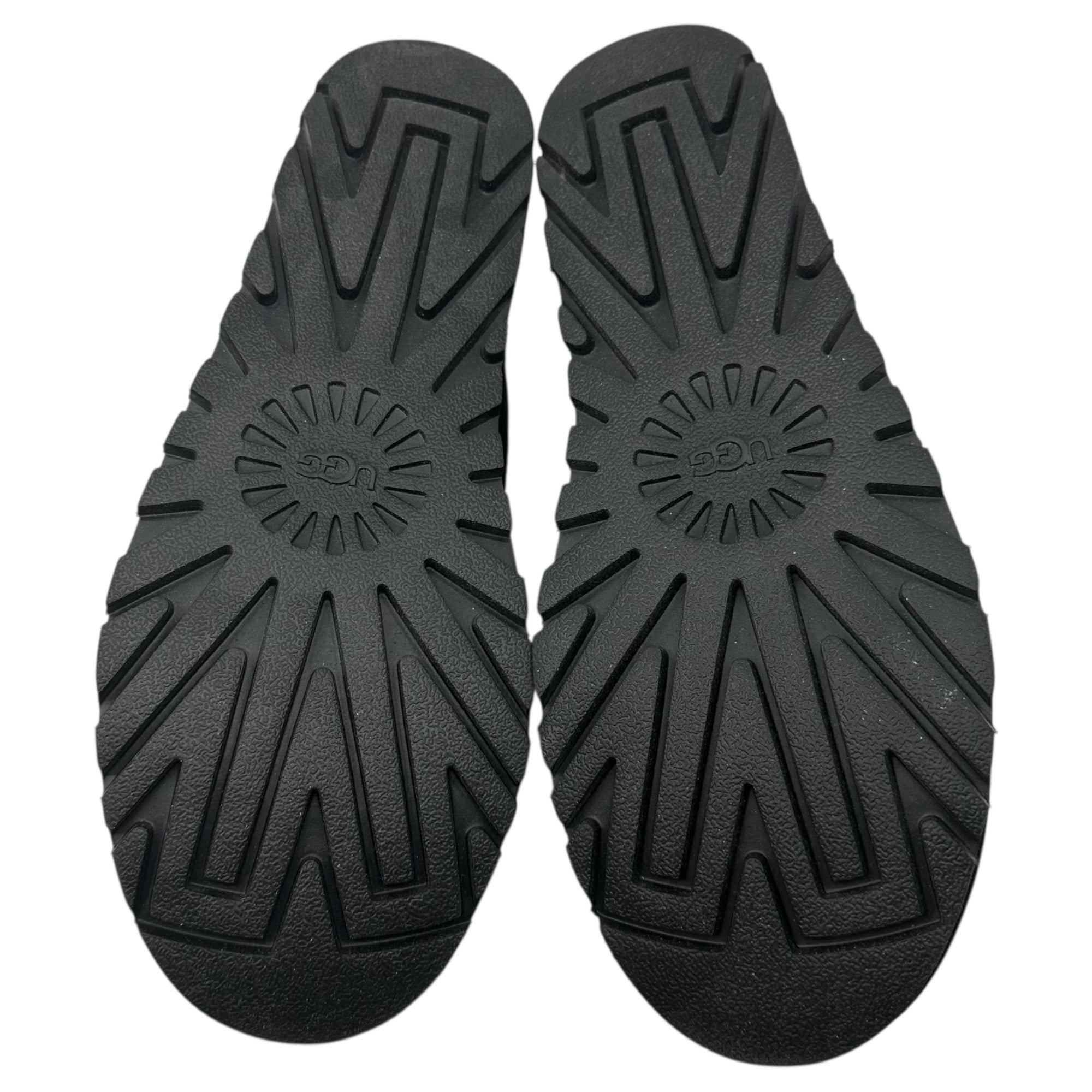 UGG(アグ) M HAYDEN SLIP-ON スウェード ウール ムートン スリッポン 1158354 28cm ブラック シューズ