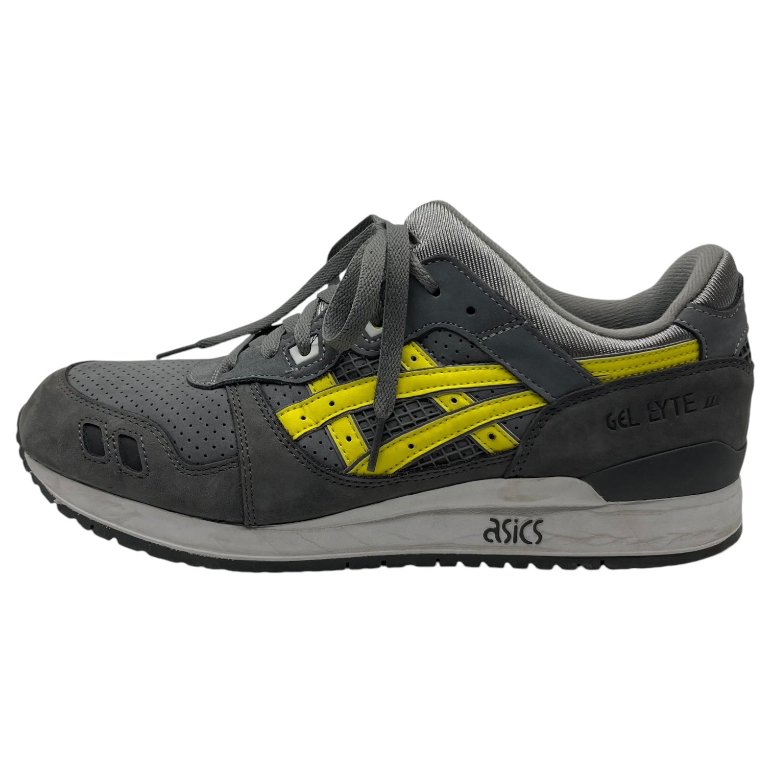 ASICS × KITH(アシックス×キス) GEL-LYTE III 07 Remastered RONNIE FIEG ゲルライト 3  リマスタード キス ロニー ファイグ F460922 28.5cm グレー×イエロー