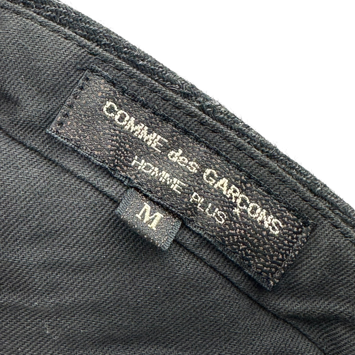 COMME des GARCONS HOMME PLUS(コムデギャルソンオムプリュス) 1997AW Diagonal-Striped Wool Slacks with One Pleat 斜め ストライプ ウール 1タック スラックス PP-04005M M チャコールグレー×ネイビー AD1997 90年代 アーカイブ