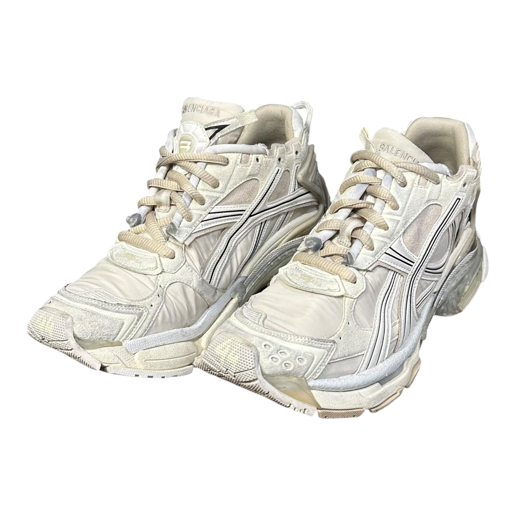BALENCIAGA(バレンシアガ) Runner ランナー ユーズド加工 772774 29cm ベージュ スニーカー