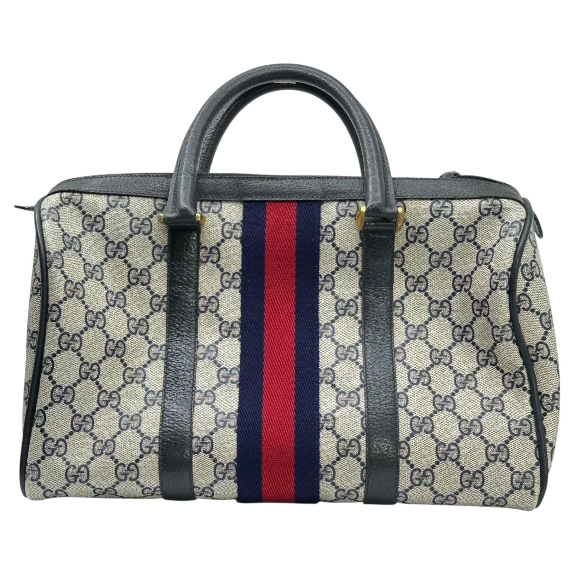 GUCCI(グッチ) OLD SHERRY LINE GG HAND BAG オールド オールド シェリーライン ハンドバッグ 58・02・007 グレー
