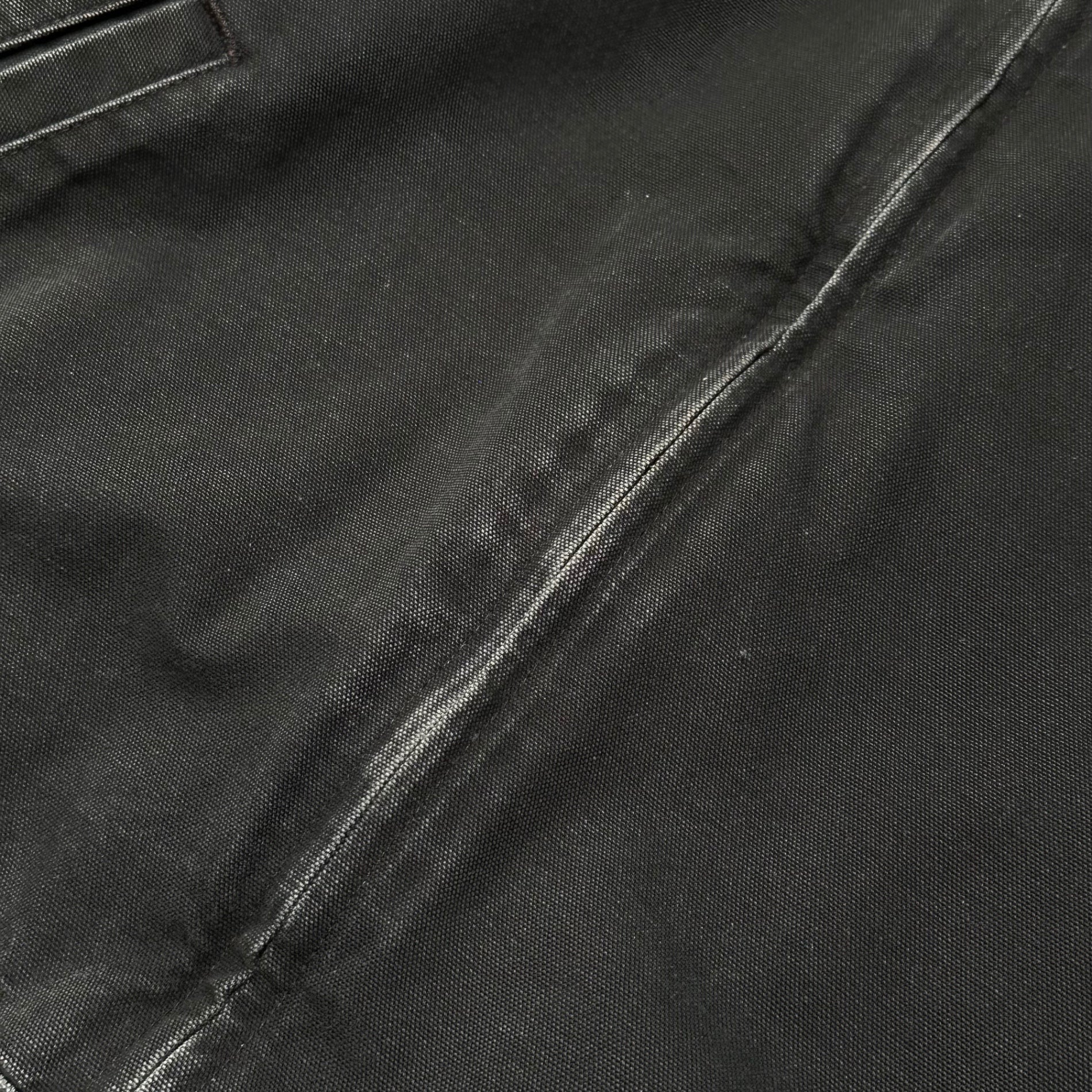 carhartt(カーハート) 00's Santa Fe Jacket - Red Lining サンタフェ ジャケット J13 XL ブラック サンフェード 裏地赤