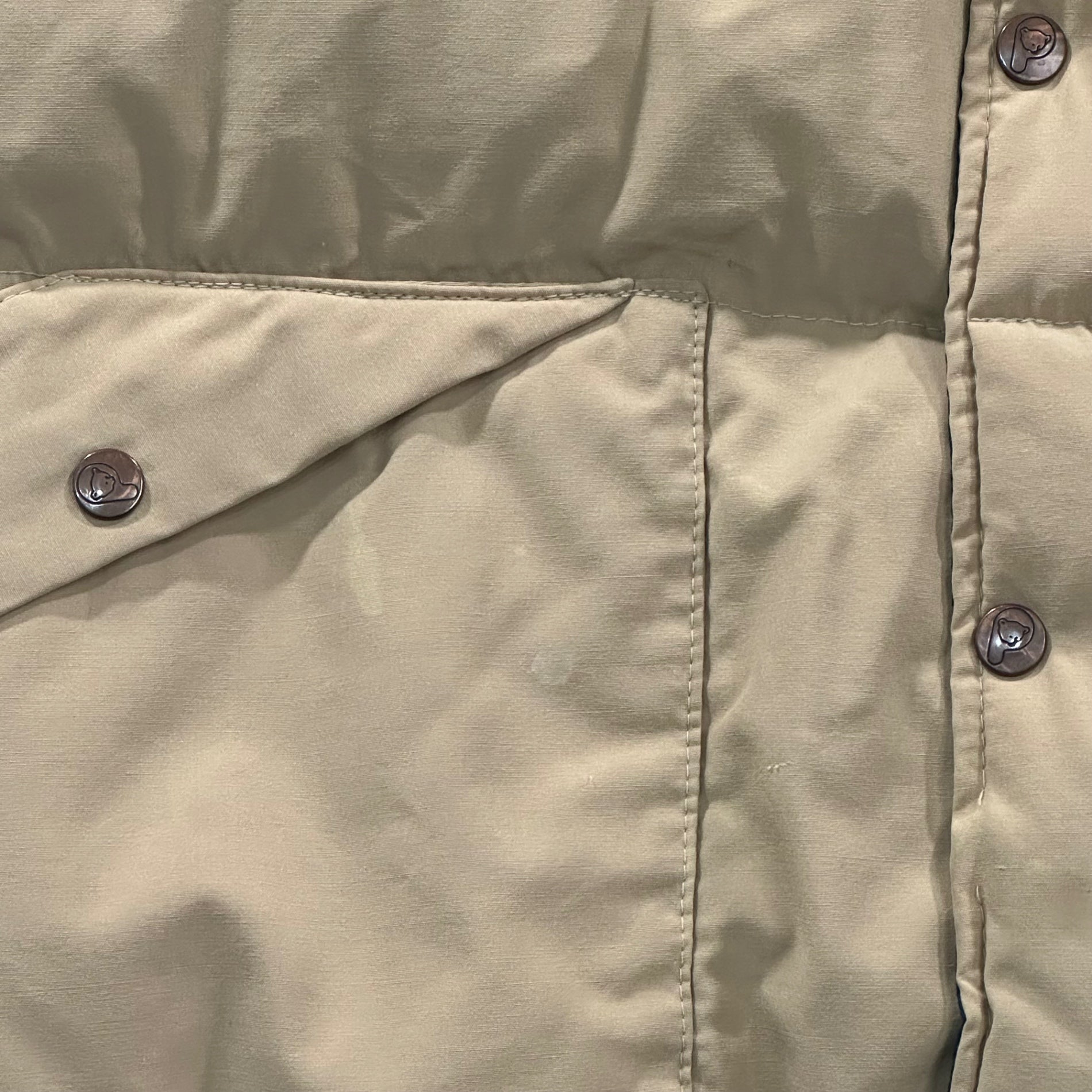 PEN FIELD(ペンフィールド) 80's Vintage Down Vest 80年代 ヴィンテージ ダウン ベスト 71226 L ベージュ