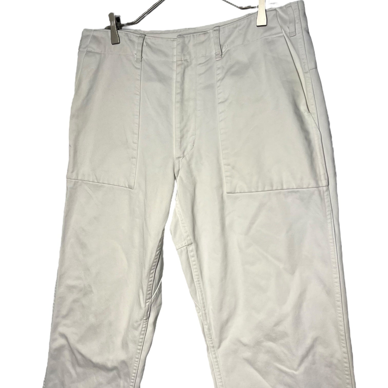 Graphpaper(グラフペーパー) Cotton baker trousers コットン ベイカー トラウザー 2 ホワイト パンツ スラックス