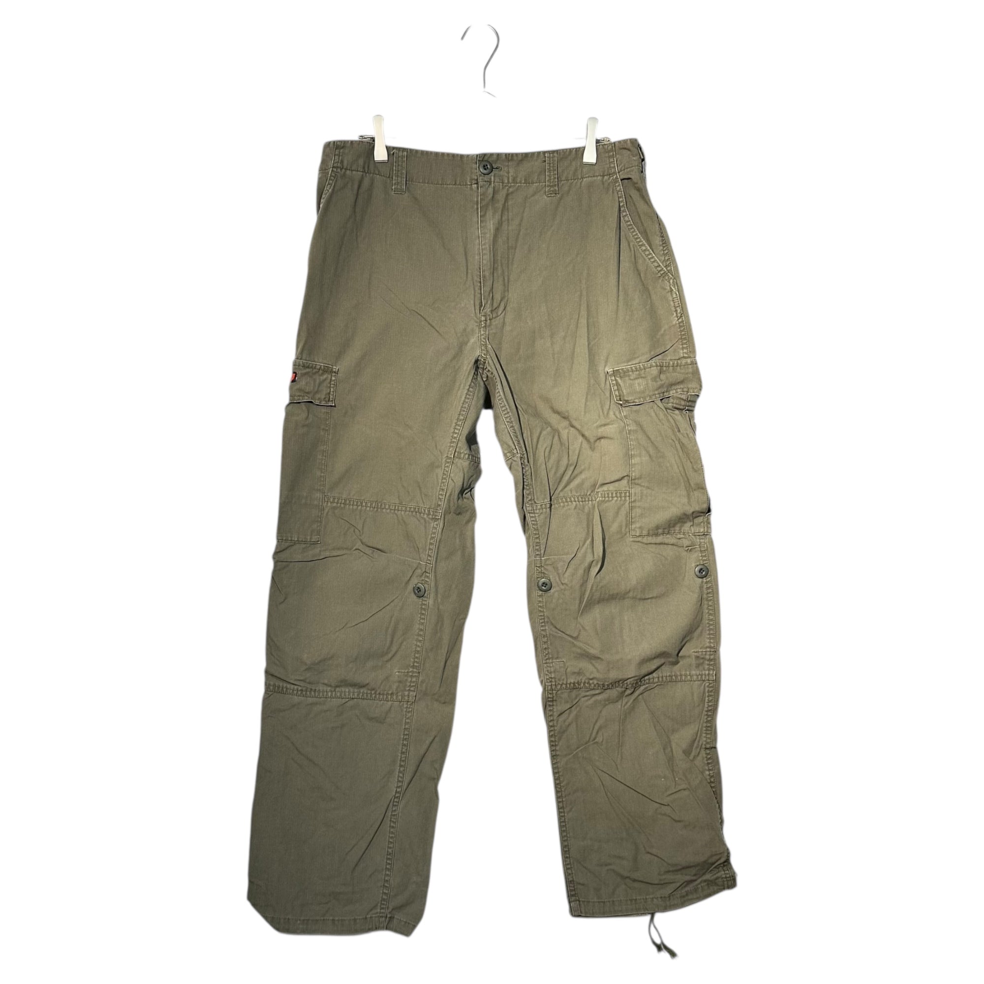 WTAPS(ダブルタップス) 90's MIL-SPEC Ripstop Cargo Pants リップストップ カーゴ パンツ 表記消(L程度) カーキ 90年代 初期