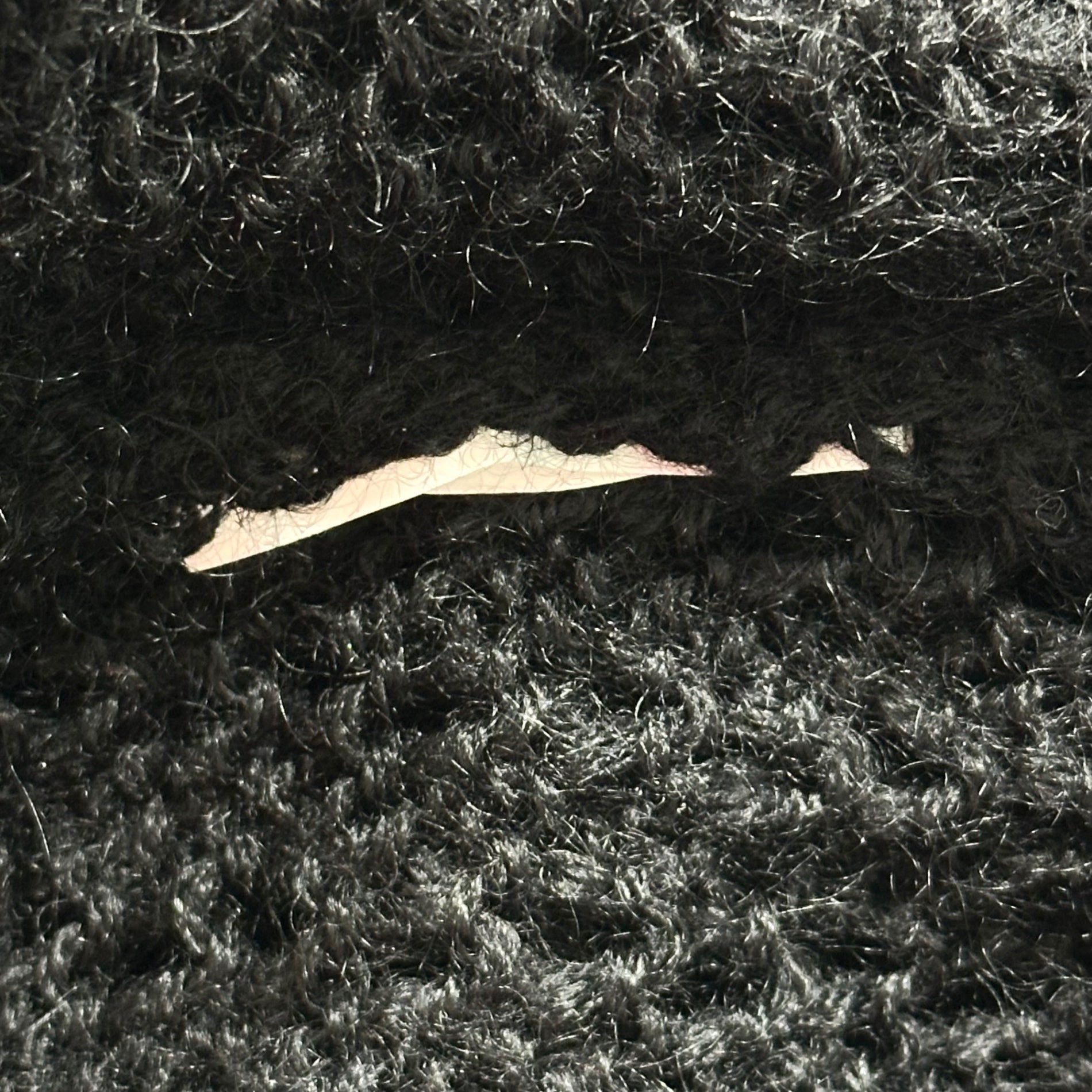 COMME des GARCONS JUNYA WATANABE(コムデギャルソンジュンヤワタナベ) Black Studs Low Gauge Crew Neck Knit ブラックスタッズ ローゲージ クルーネック ニット S ブラック