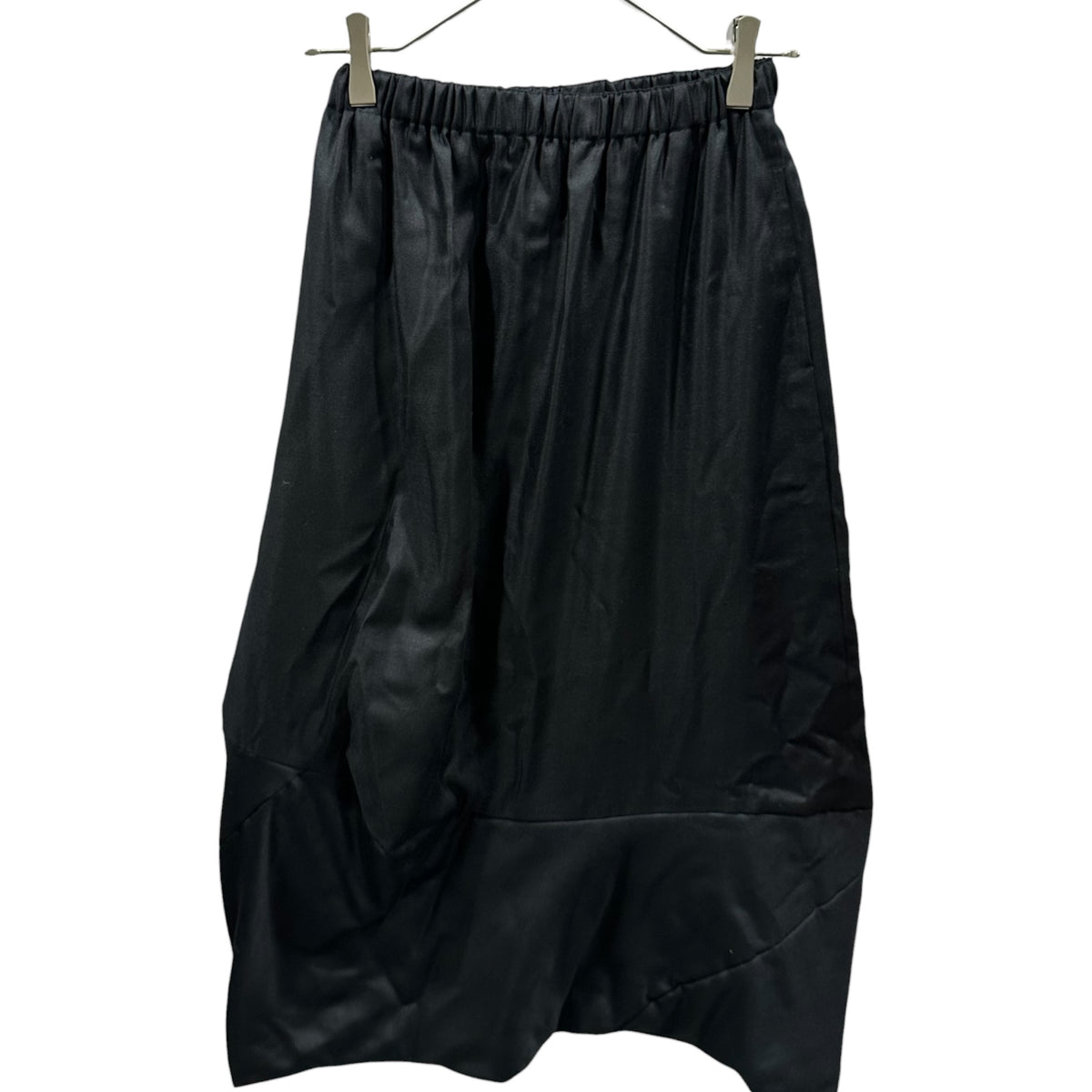 robe de chambre COMME des GARCONS(ローブドシャンブルコムデギャルソン) 1998AW Hem-Padded Long Skirt 裾 中綿 ロング スカート RS-100420 FREE ブラック AD1998 90s アーカイブ