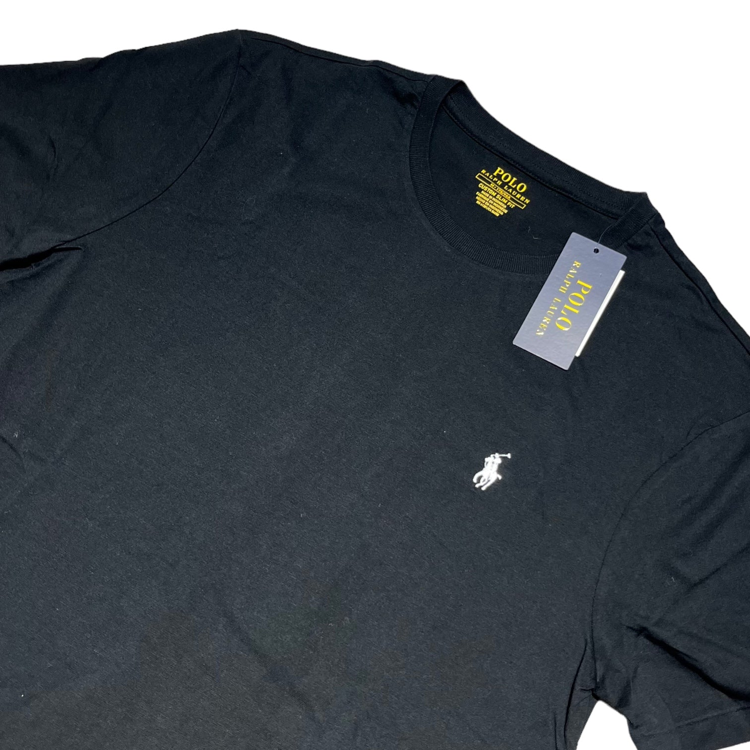 POLO GOLF RALPH LAUREN(ポロゴルフラルフローレン) One point logo T-shirt ワンポイント ロゴ Tシャツ M ブラック