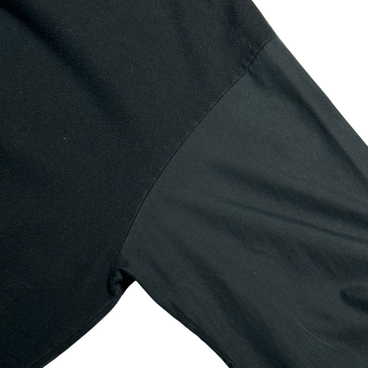 COMME des GARCONS HOMME(コムデギャルソンオム) 90's shirt sleeve tee シャツ スリーブ 長袖 カットソー 表記消(M程度) ブラック 90年代 ヴィンテージ アーカイブ 田中オム