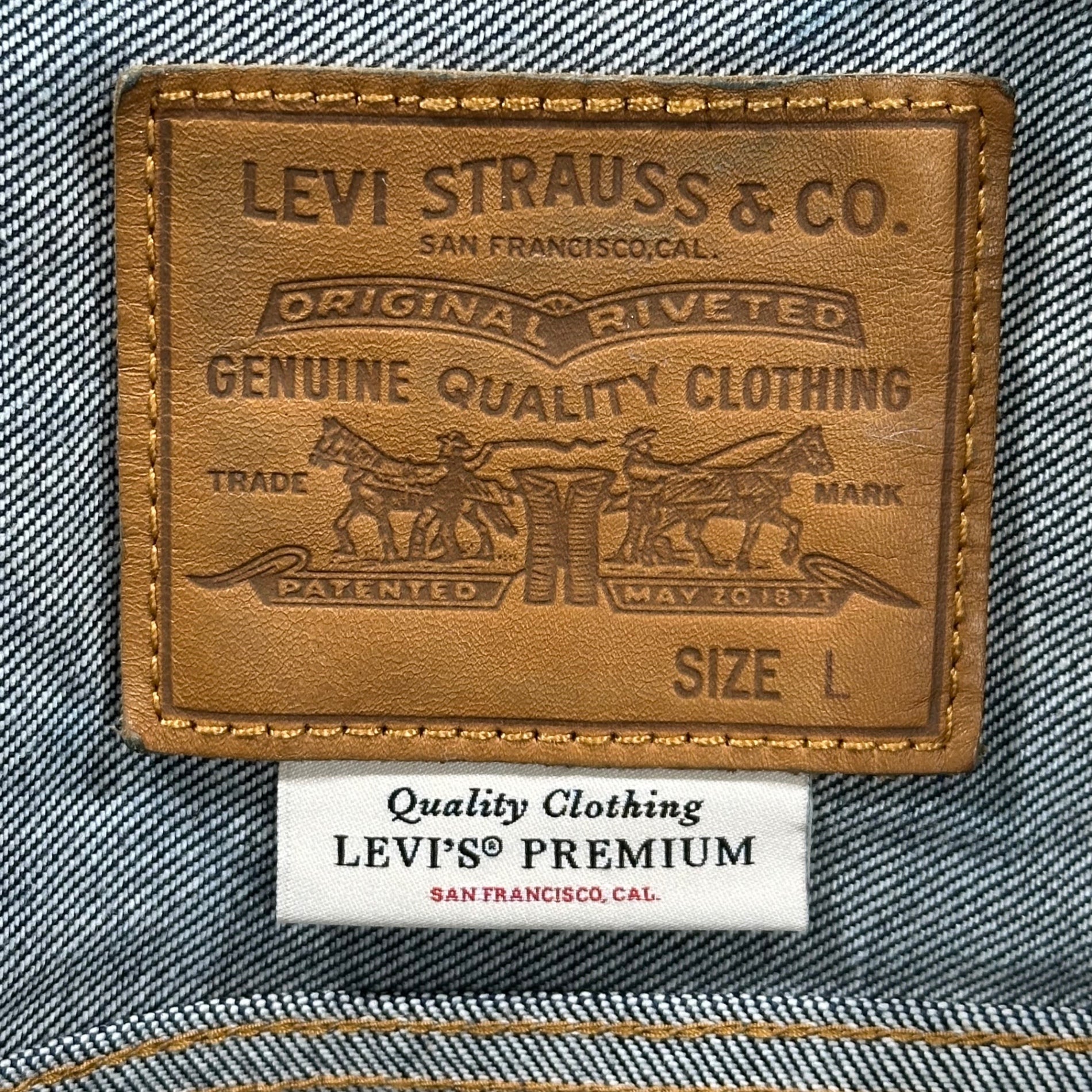 Levis PReMIUM × JOURNAL STANDARD(リーバイスプレミアム × ジャーナルスタンダード) TYPE1 TRUCKER DENIM JACKET タイプ1 トラッカー デニム ジャケット ファースト PC9-008C9-0000 L インディゴ