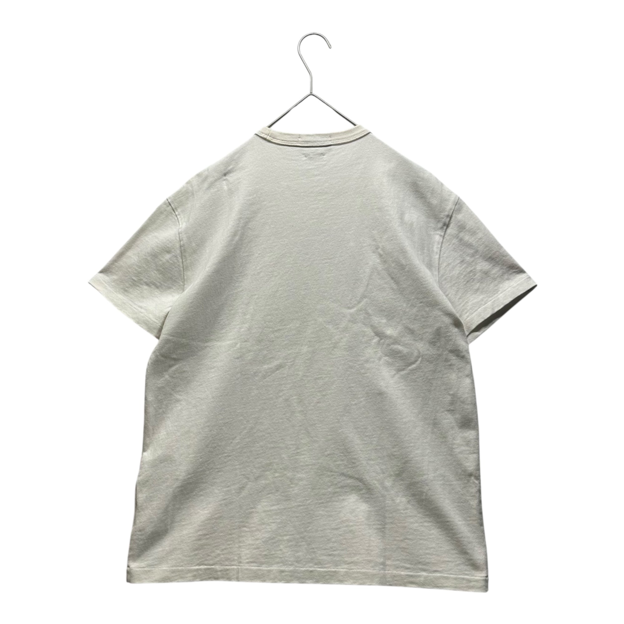POLO RALPH LAUREN(ポロラルフローレン) Patch Logo Crew Neck T-Shirt パッチロゴ クルーネック Tシャツ S ホワイト×マルチカラー