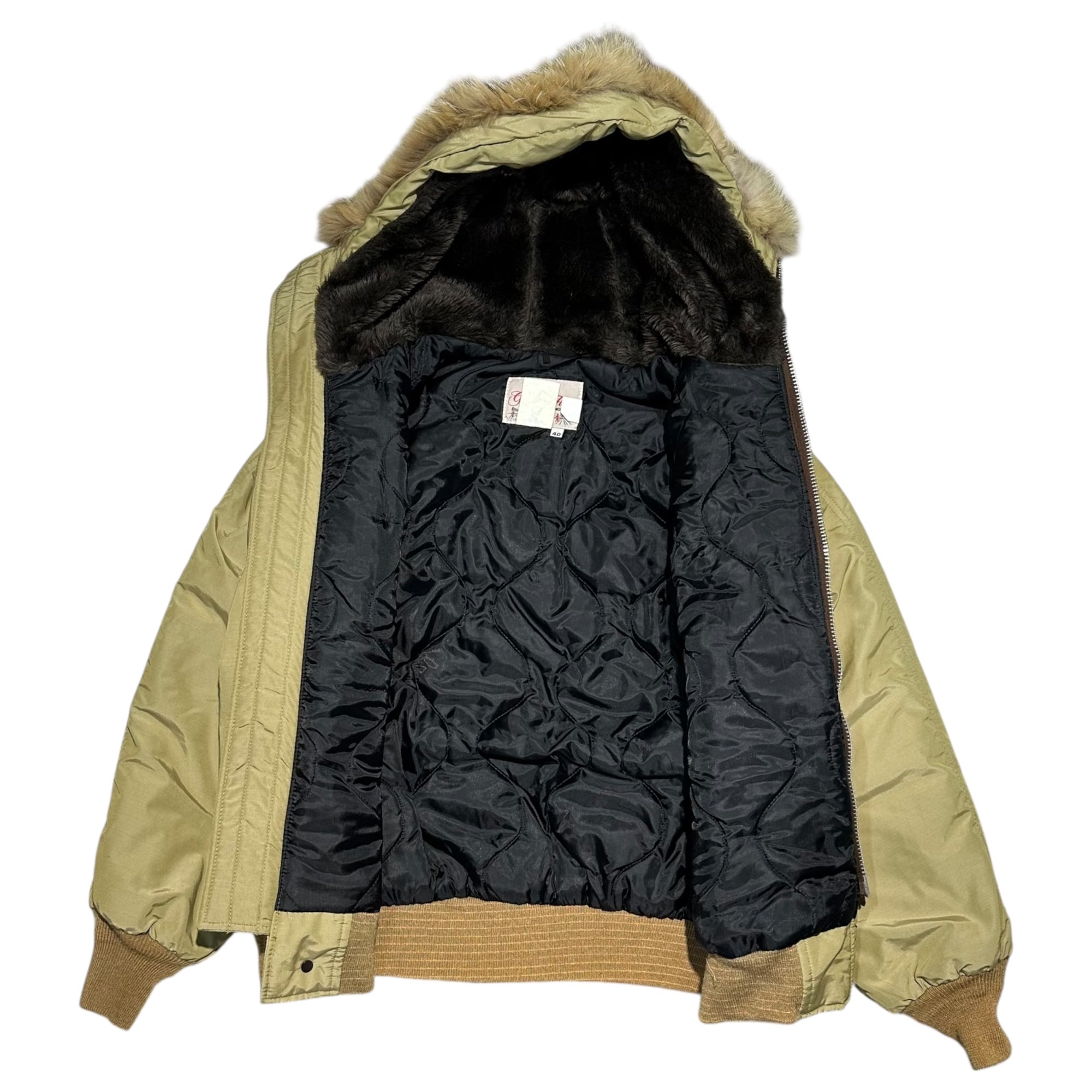 GOLDEN FLEECE SPIEWAK(ゴールデンフリース スピワック) TYPE N2-B Flight jacket フライト ジャケット 3472MOD 40 ベージュ×ブラウン