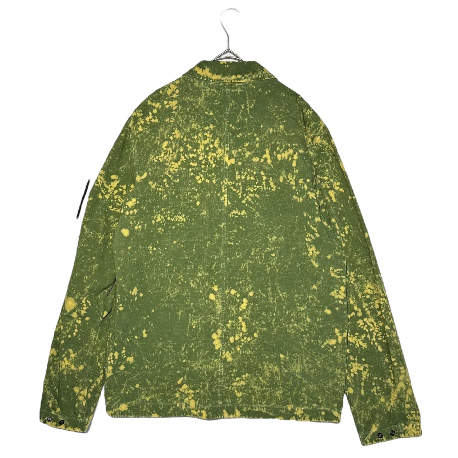 STONE ISLAND(ストーンアイランド) 22SS Green Off-Dyed OVD Camo Overshirt Jacket カモ柄 オーバー シャツ ジャケット 761512122 XL グリーン