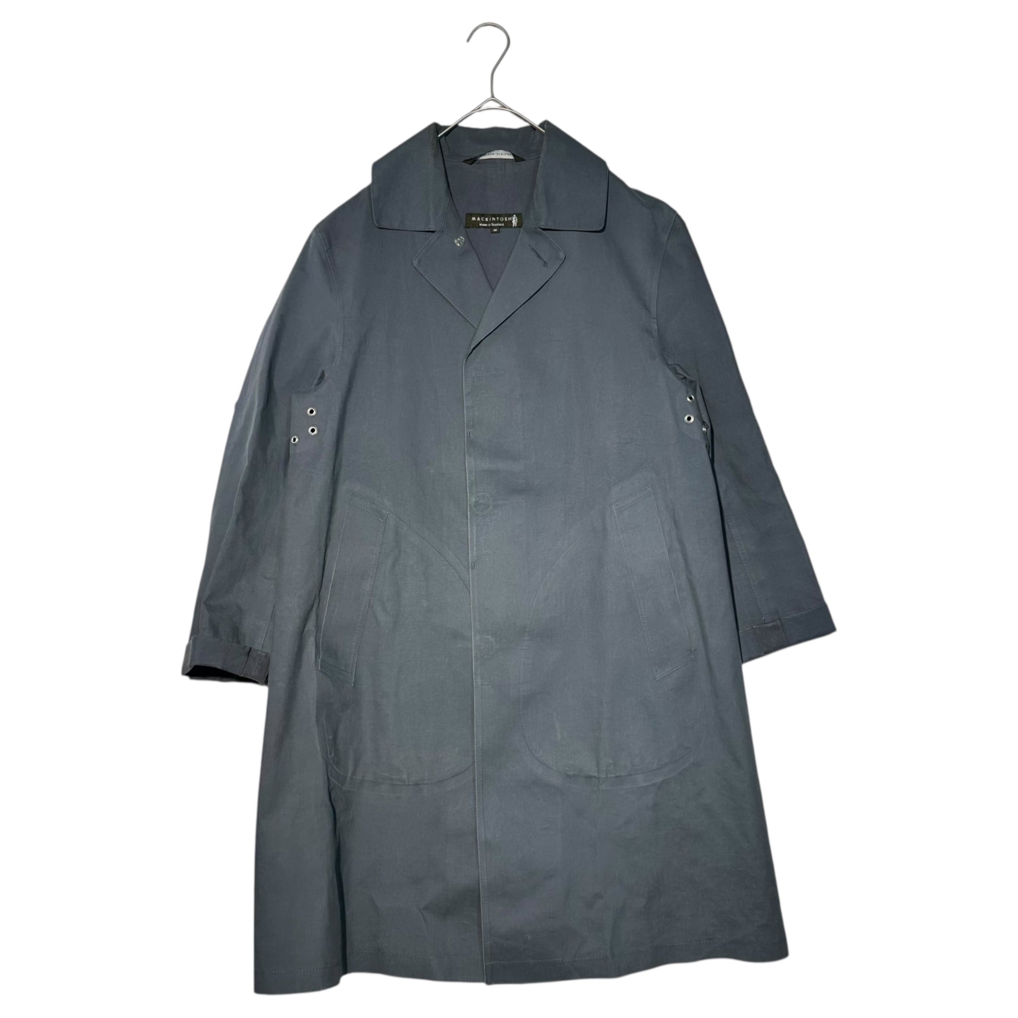 MACKINTOSH(マッキントッシュ) Rubberized stainless steel collar coat ゴム引き ステンカラー コート 36(S程度) グレー