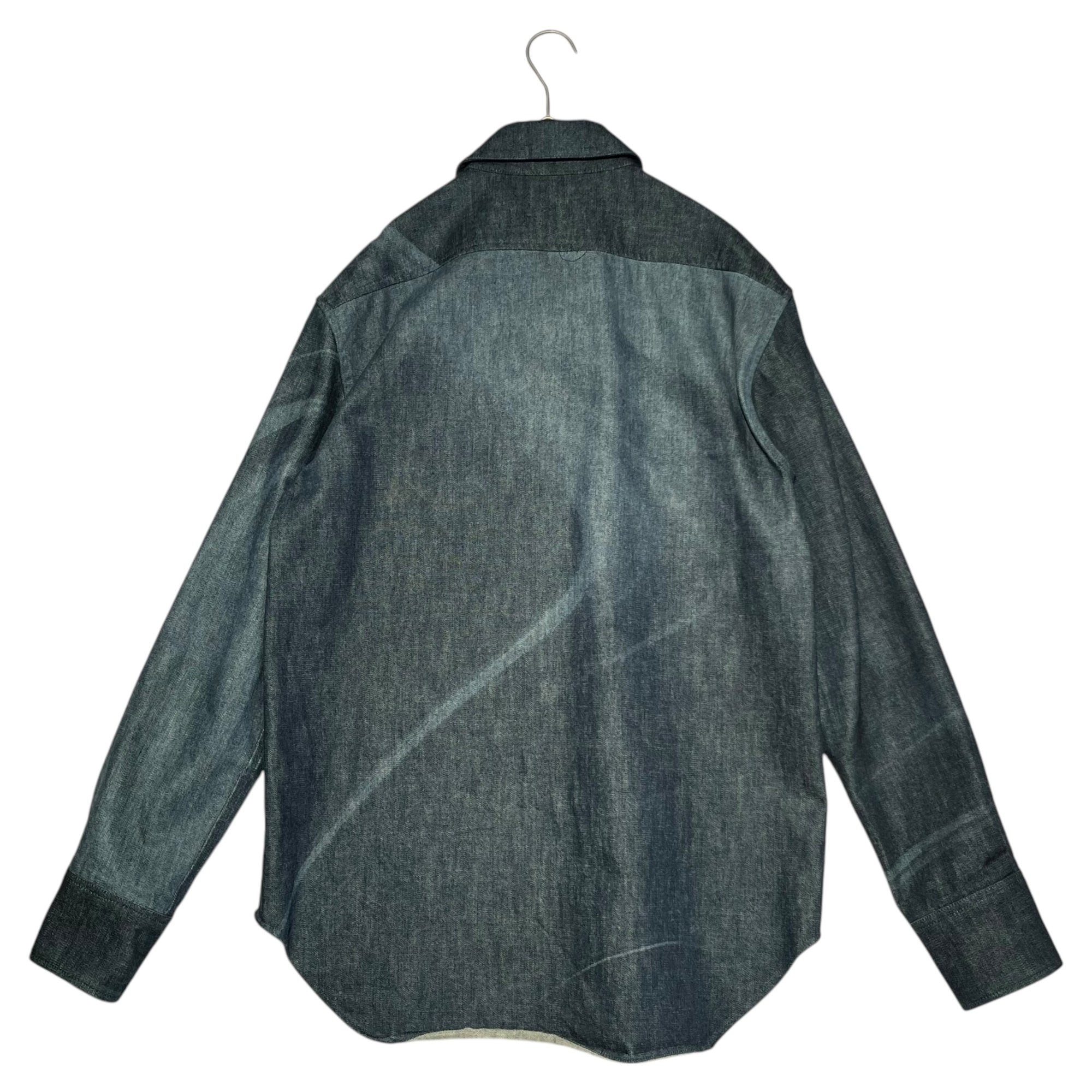 MASU(エムエーエスユー) 21AW MARBLE DENIM SHIRTS マーブル デニム シャツ MCFW-SH0321 48(M程度) インディゴ ジャケット