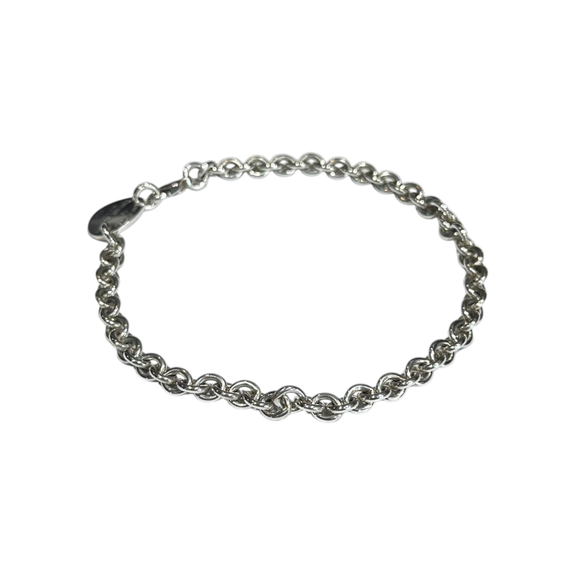 TIFFANY & CO.(ティファニー) Round Return to Chain Necklace ラウンド リターントゥ チェーン ネックレス シルバー シルバー ブレスレットとして併用可能
