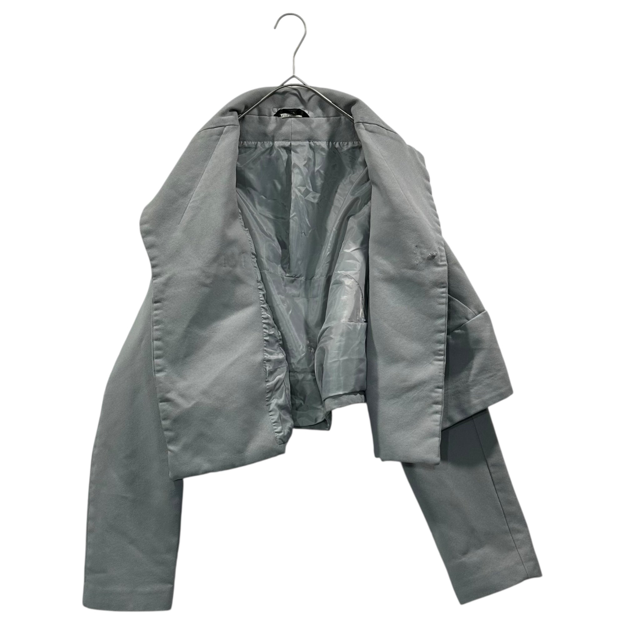 COMME des GARCONS(コムデギャルソン) 23SS Esther Shrink-Resistant Deformed Over Jacket エステル 縮絨 変形 オーバー ジャケット GK-J030 S グレー AD2022