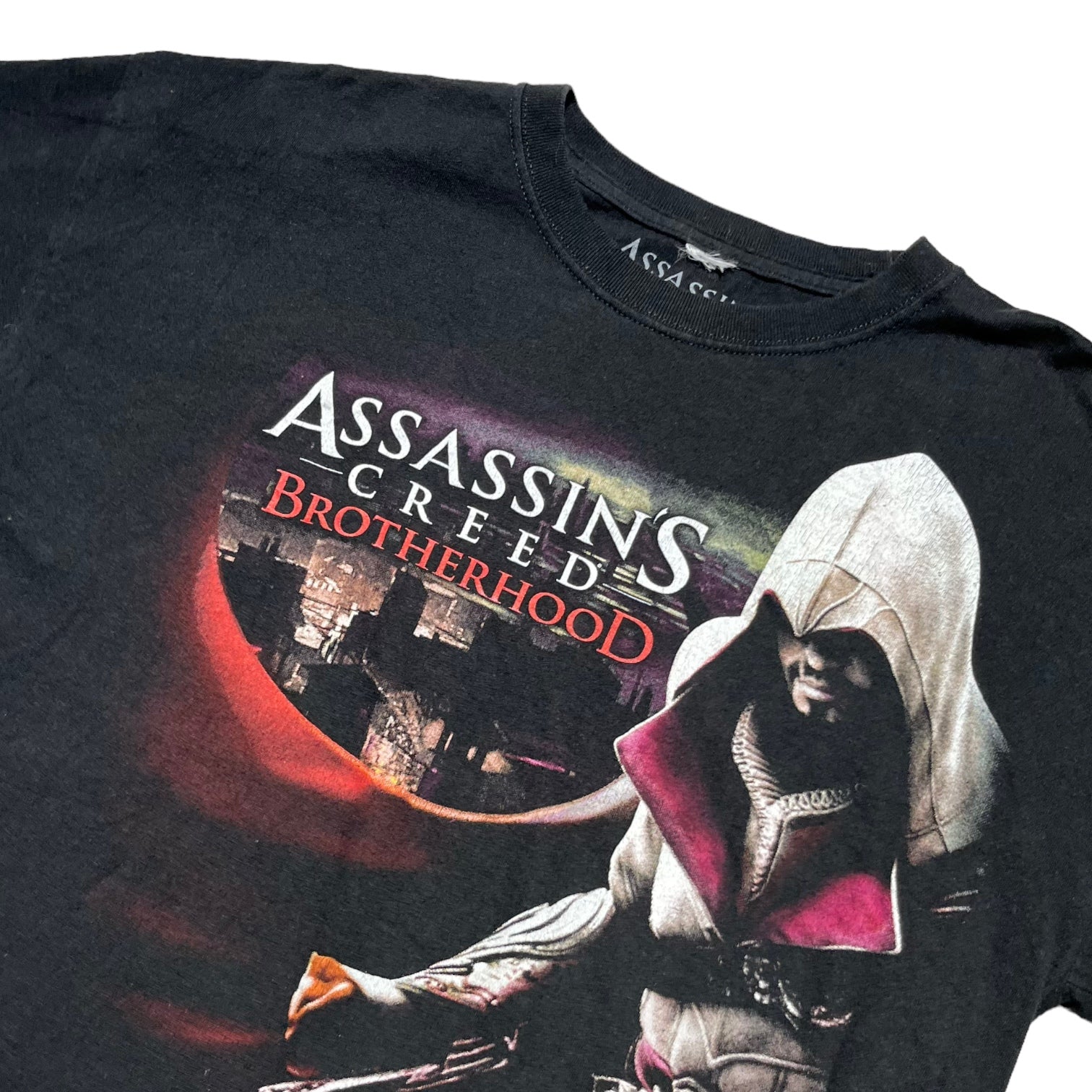 USED(ユーズド) 2011's ASSASSIN'S CREED T-SHIRT アサシン クリード Tシャツ L ブラック