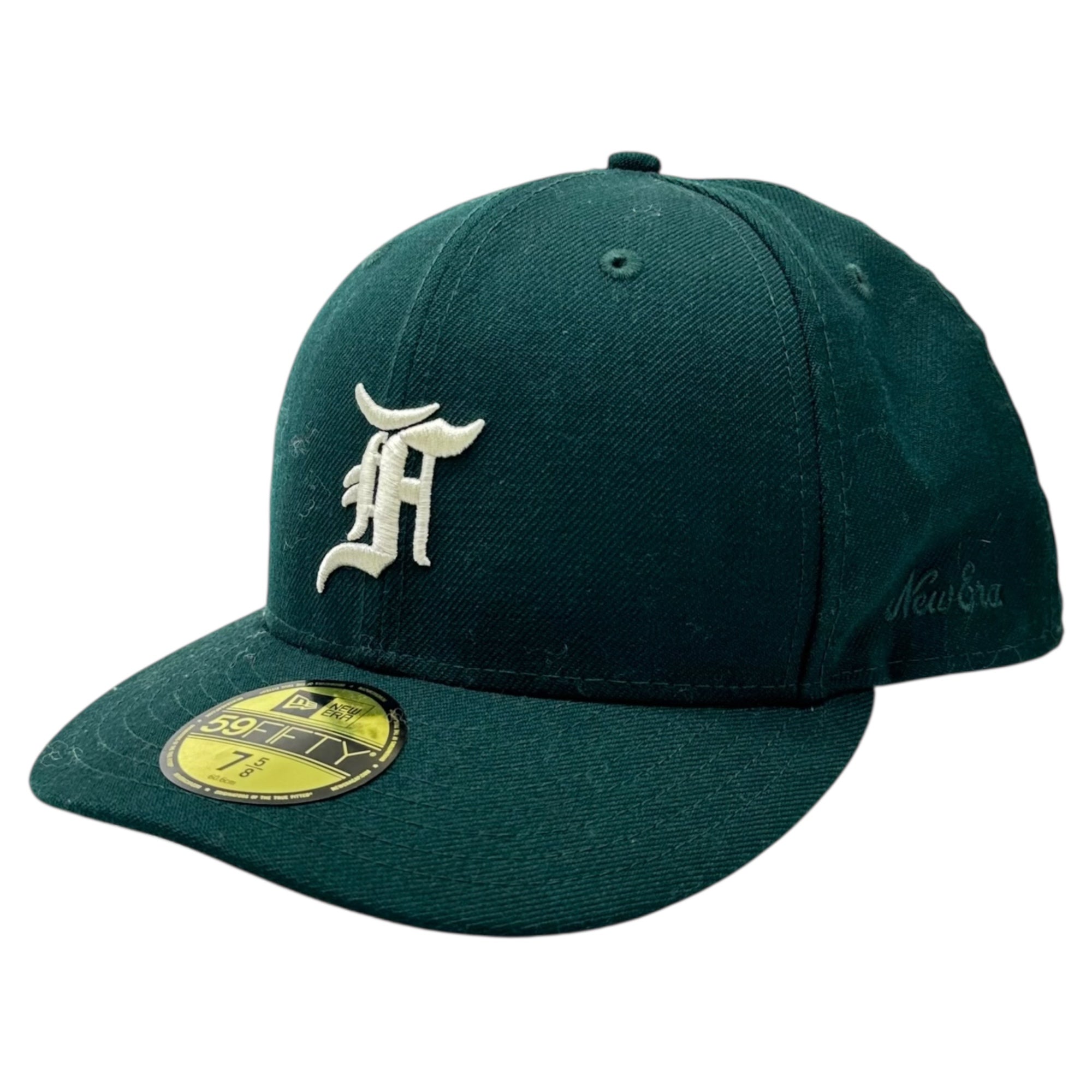 NEW ERA×ESSENTIALS(ニューエラ×エッセンシャルズ) 59FIFTY F LOGO Fitted Cap コラボ ロゴ ベースボール キャップ グリーン