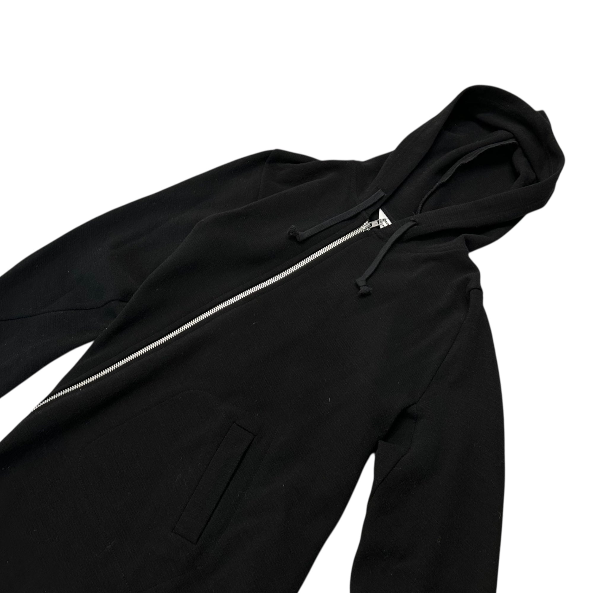 COMME des GARCONS COMME des GARCONS(コムデギャルソンコムデギャルソン) 14AW Diagonal Zip Asymmetric Wool Parka 斜めジップ 変形 ウール パーカー RN-J030 M ブラック AD2014