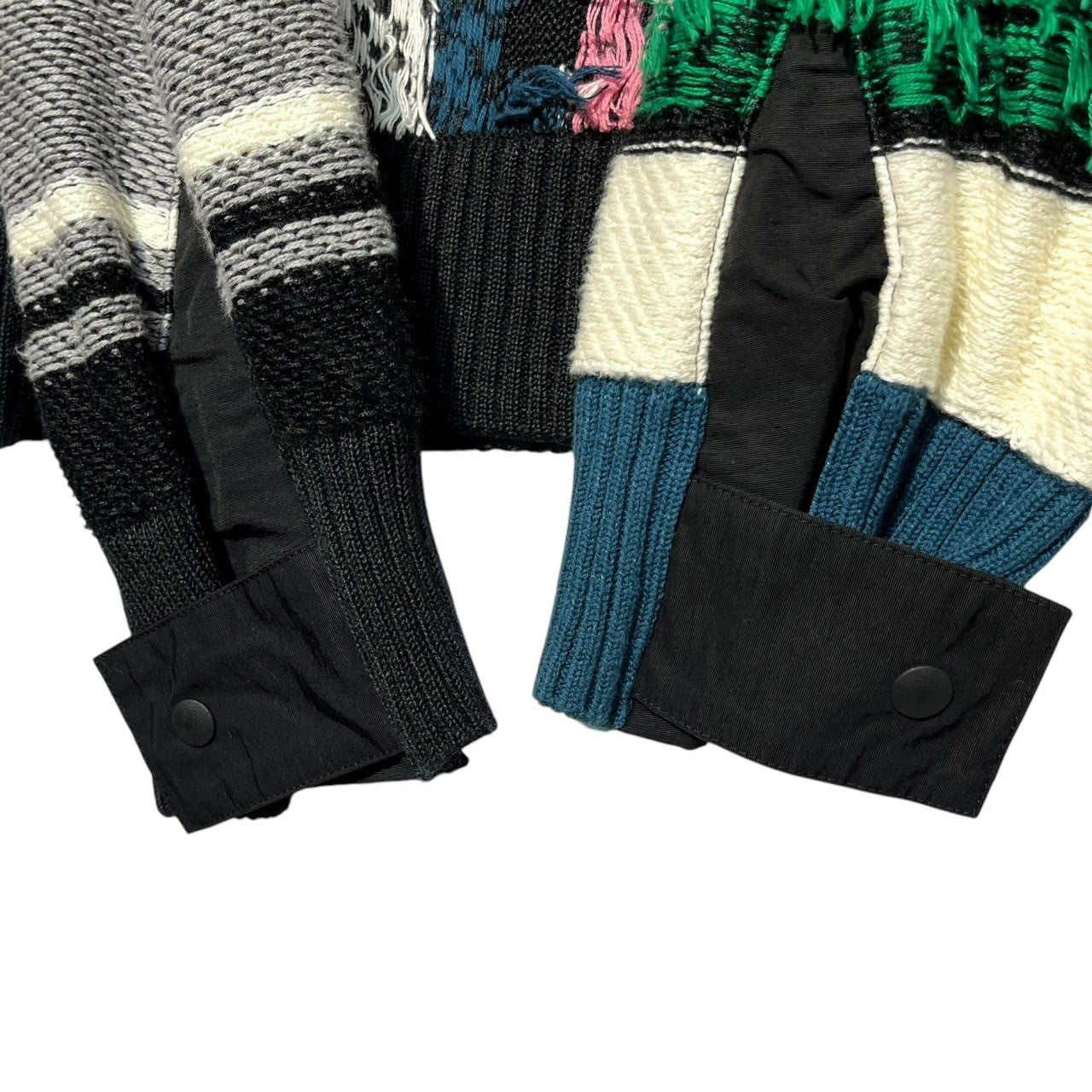 sacai(サカイ) 22SS Rag Jacquard Knit Pullover ラグ ジャカード ニット プルオーバー 22-02749 4(XL程度) マルチカラー