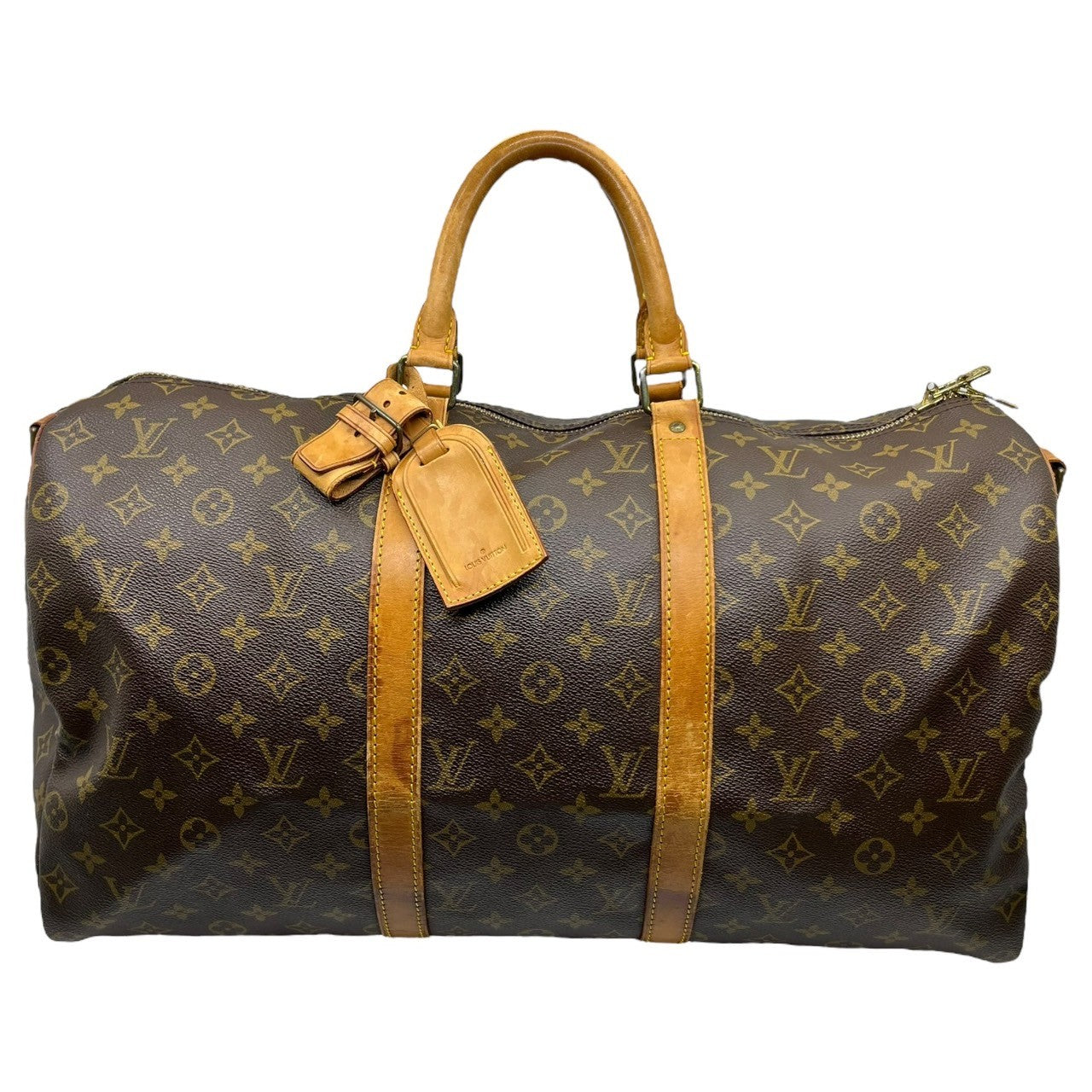 LOUIS VUITTON(ルイヴィトン) Keepall 50 キーポル 50 モノグラム M41426 ブラウン VI0960 ボストンバッグ 旅行鞄 パドロック・鍵付き