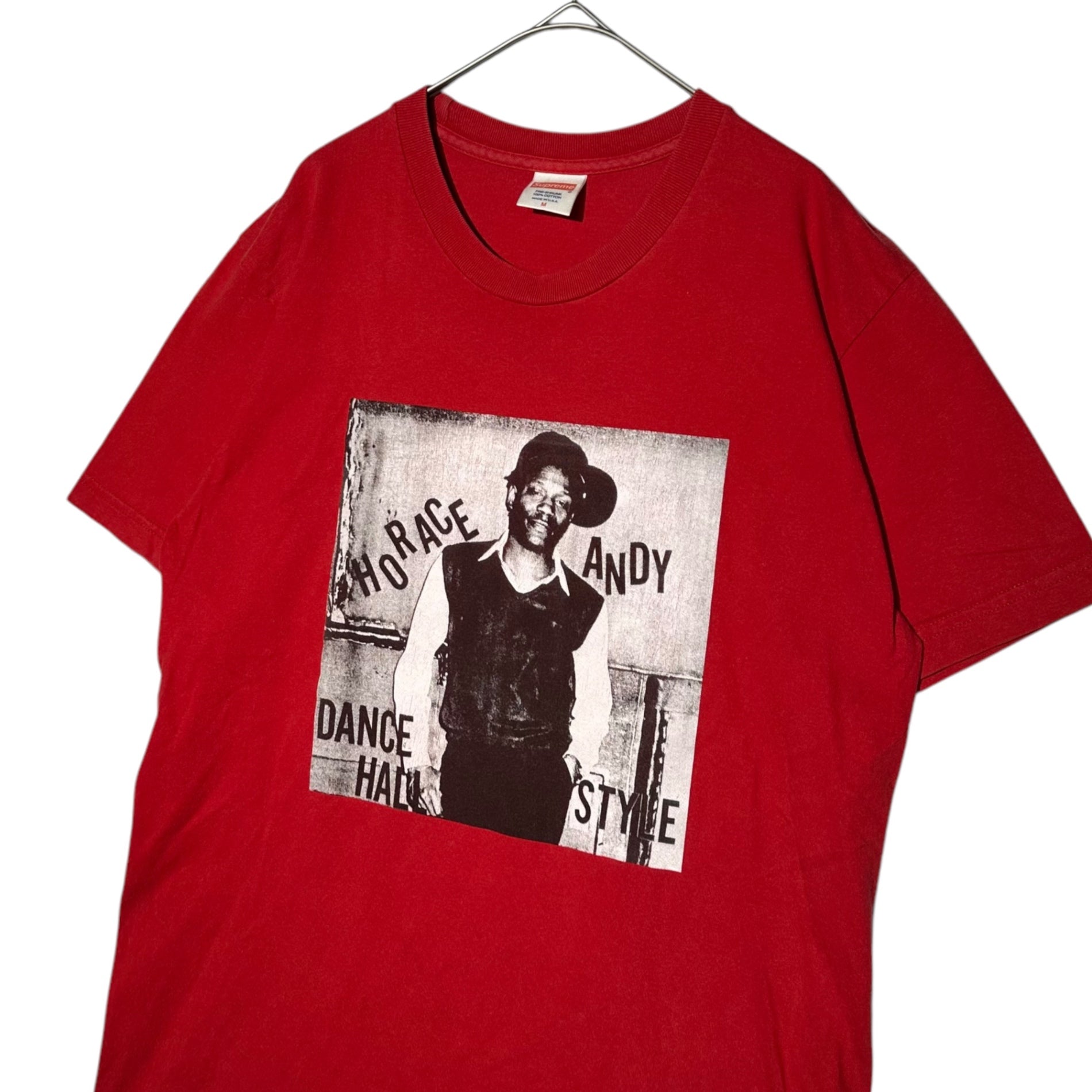 SUPREME(シュプリーム) 13SS USA made HORACE ANDY TEE ホレス アンディ フォト Tシャツ M レッド