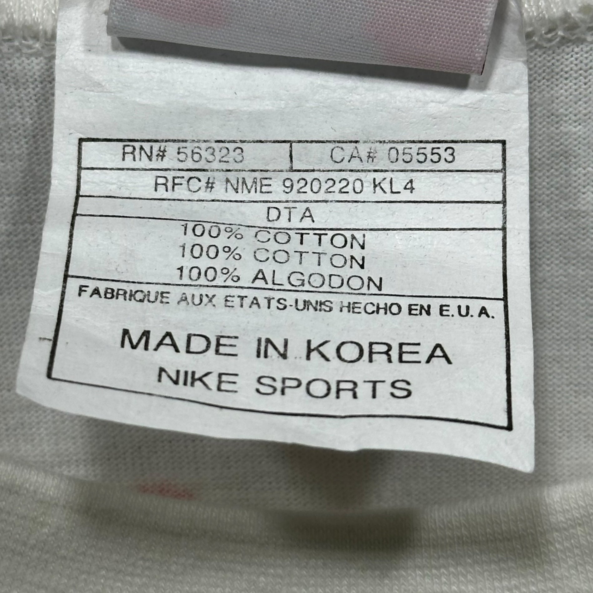 NIKE(ナイキ) 90's AIR JORDAN FLIGHTCLUB Tee エアジョーダン フライトクラブ Tシャツ XL ホワイト 90年代 ヴィンテージ 銀タグ