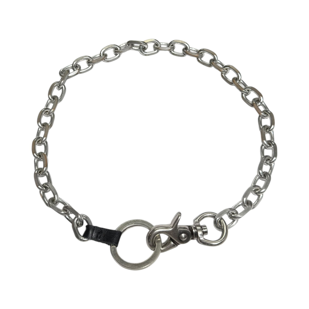 OUR LEGACY(アワーレガシー) LADON MATTE NICKEL. ウォレット チェーン ネックレス シルバー