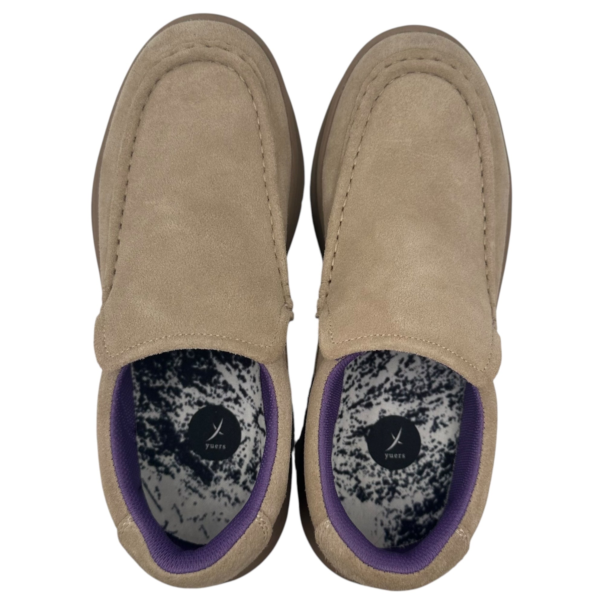 yuers(ユアーズ) 25AW SOON Vibram Sole Slip-On Sneakers ビブラム ソール スリッポン スニーカー YU25C004 43 グレージュ