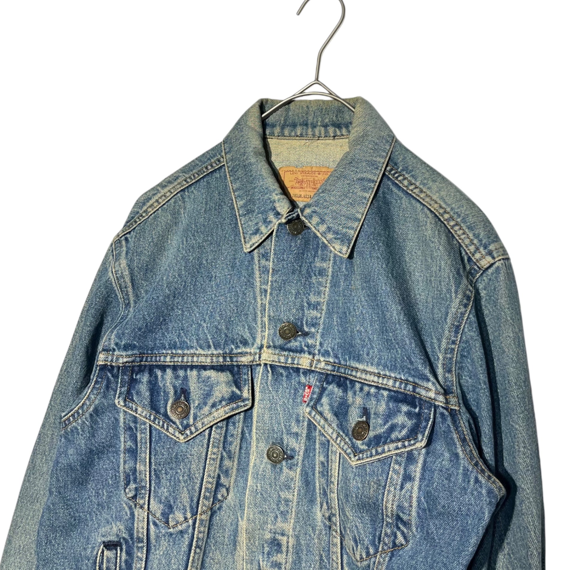 Levi's(リーバイス) 90's USA made 70506 DENIM JACKET デニム ジャケット 70506-2016 38R(M程度) ライトインディゴ 90年代 ヴィンテージ トラッカー