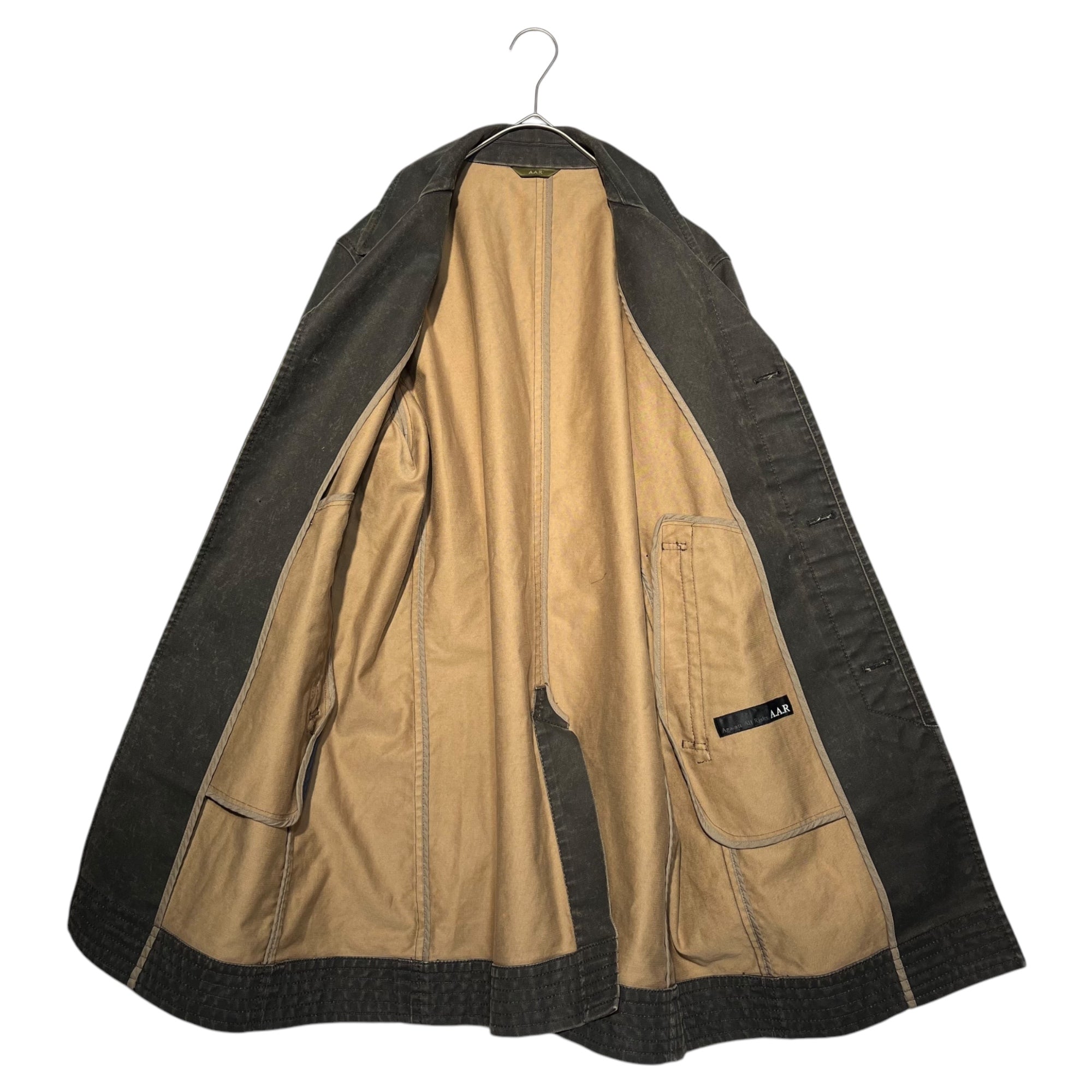 Yohji Yamamoto D’URBAN A.A.R(ヨウジヤマモト ダーバンアール) 90~00's Archive Acrylic Coated Half Length Work Coat アーカイブ アクリル コーティング ハーフ丈 ワーク コート