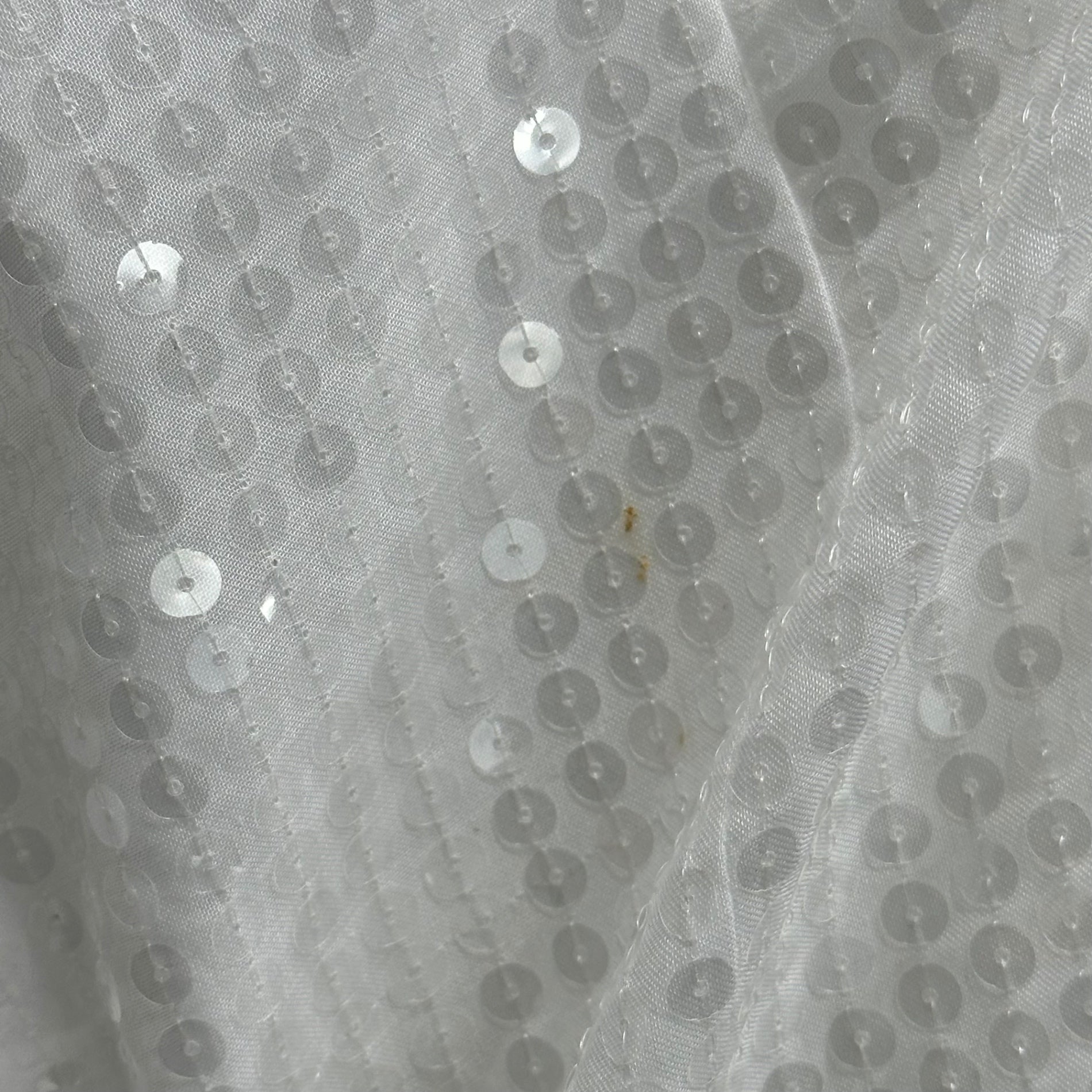JUNYA WATANABE COMME des GARCONS(ジュンヤワタナベコムデギャルソン) 21SS All-Over Sequined White Blouse オール スパンコール ホワイト ブラウス 表記無(FREE) ホワイト