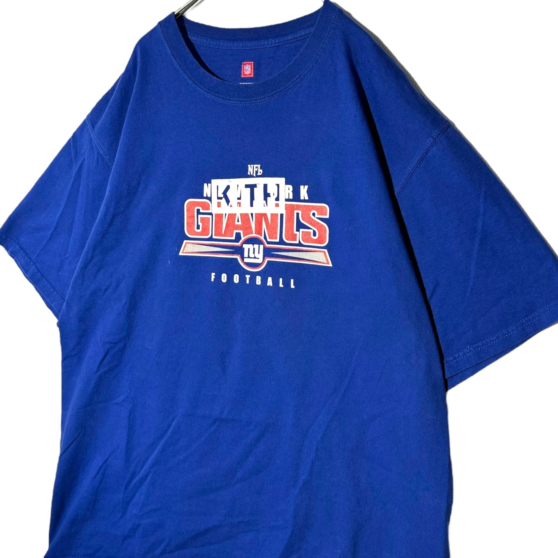 KITH(キス) KITH TOKYO限定 ”New York Giants” LOGO Tee 古着 リメイク ニューローク ジャイアンツ Tシャツ L ブルー