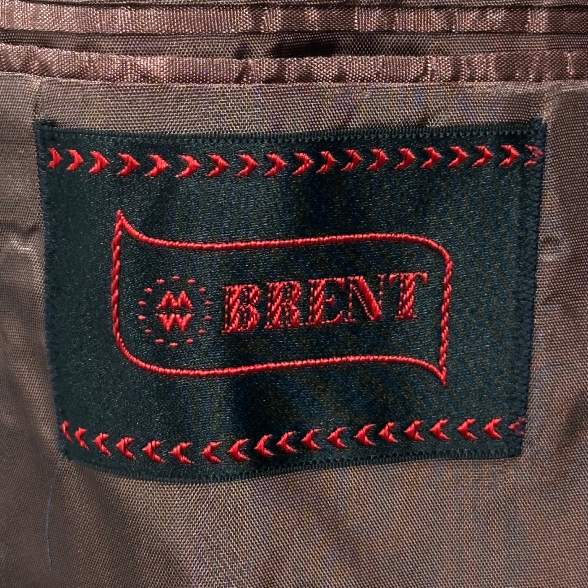 BRENT(ブレント) 50’s~60’s Double-breasted Striped Wool Jacket ダブルブレスト ストライプ ウール ジャケット 42L カーキ×ブラウン 50年代～60年代 テーラード ヴィンテージ モンゴメリーワード