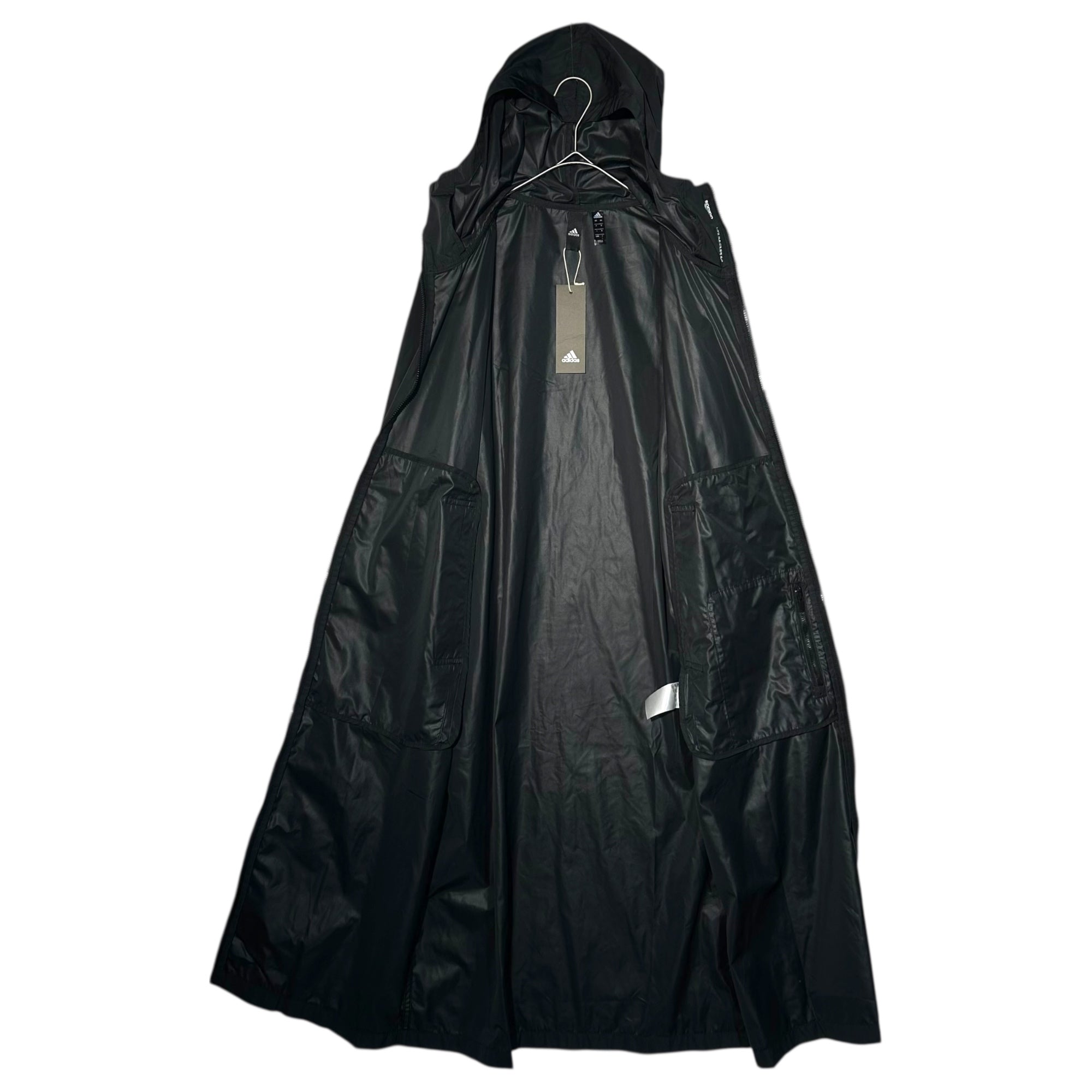 adidas(アディダス) Tech Parka テック パーカー ロング  コート FI4659 L ブラック 参考定価13,000円＋税