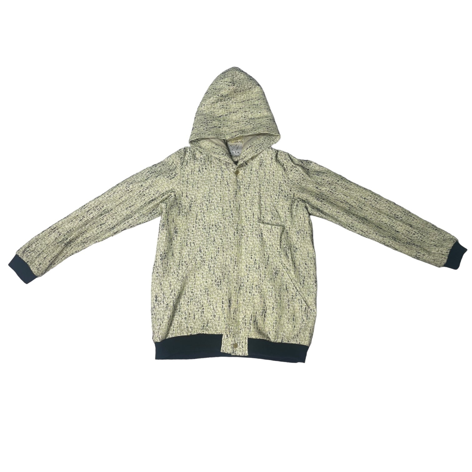 ohta(オオタ) 13SS cotton poly hooded jacket コットンポリ フーデッド ジャケット 13SS-JM-00K SIZE MS アイボリー×ライトグリーン×ブラック