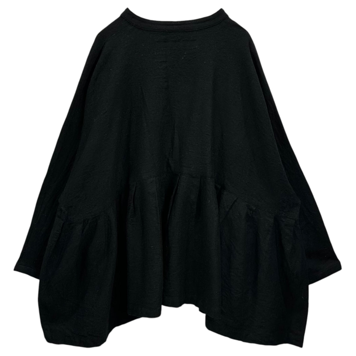 journal standard luxe(ジャーナルスタンダードラックス) Skipper-neck wide wool blouse スキッパー ドルマン ワイド ウール ブラウス 18050440013030 FREE ブラック