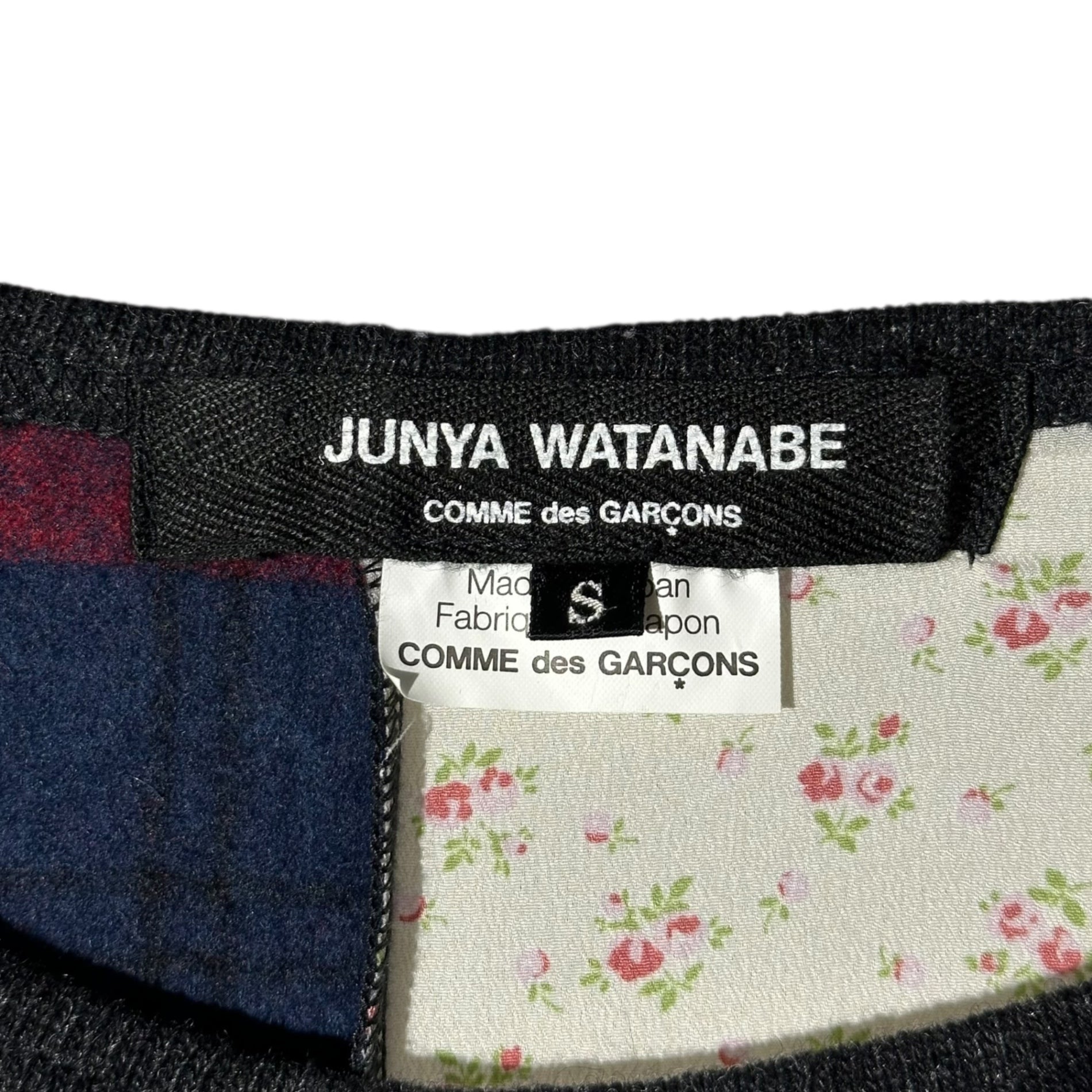 COMME des GARCONS JUNYA WATANABE(コムデギャルソンジュンヤワタナベ) 13AW Patchwork L/S Crew Neck Top パッチワーク 長袖 クルーネック カットソー JL-T019 S マルチカラー AD2013