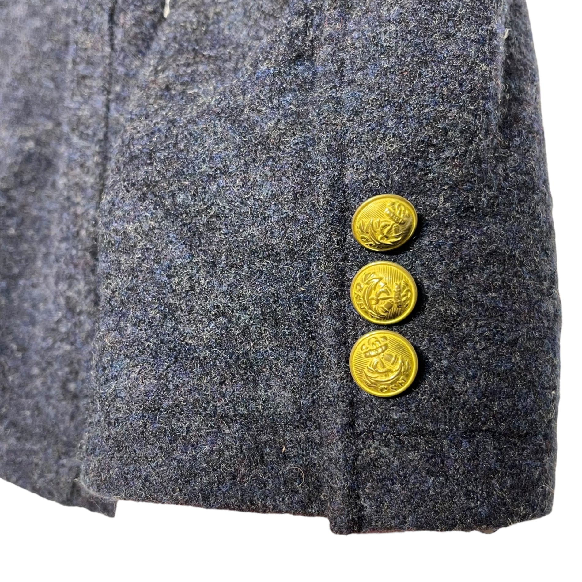 O gran naso !(オーグランナーゾ) wool setup suit ウール セットアップ スーツ SIZE S ネイビー 日本製