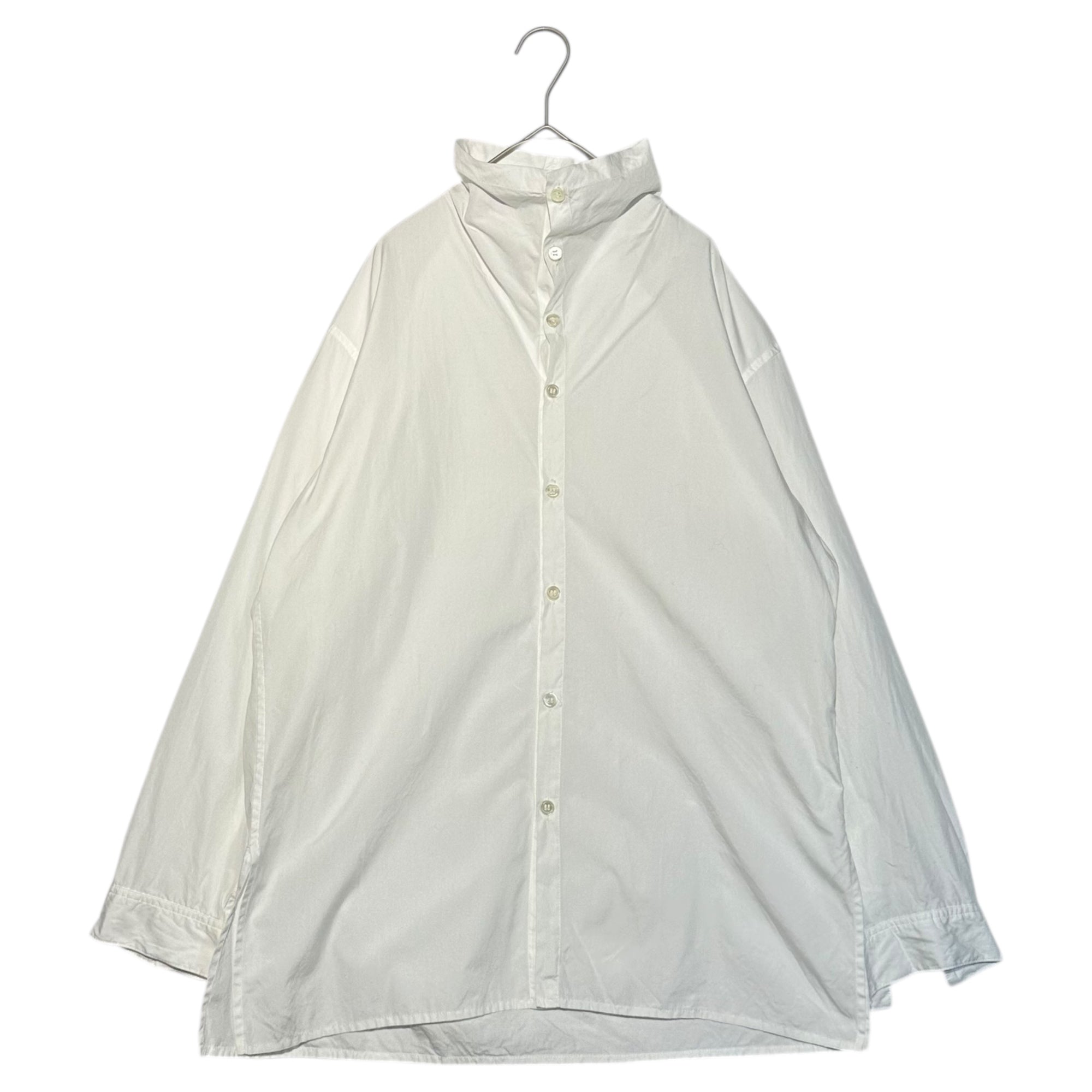 Y's(ワイズ) Full-button L/S Cotton Shirt フルボタン 長袖 コットン シャツ YQ-B06-001 FREE ホワイト