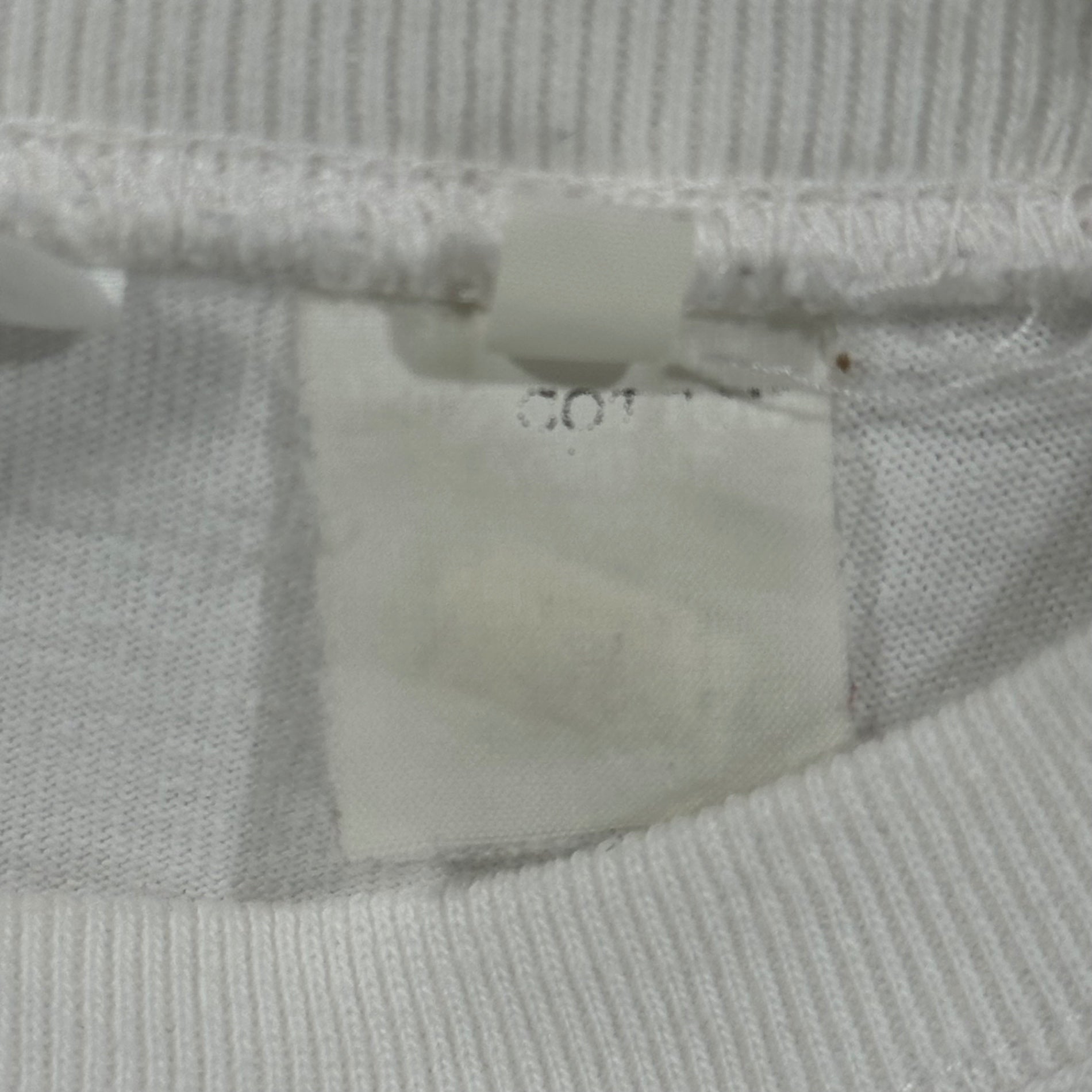 GOODENOUGH(グッドイナフ) 90's Line-blocked s/s T-shirt ライン 切替 半袖 Tシャツ 表記消(L程度) ホワイト×ピンク