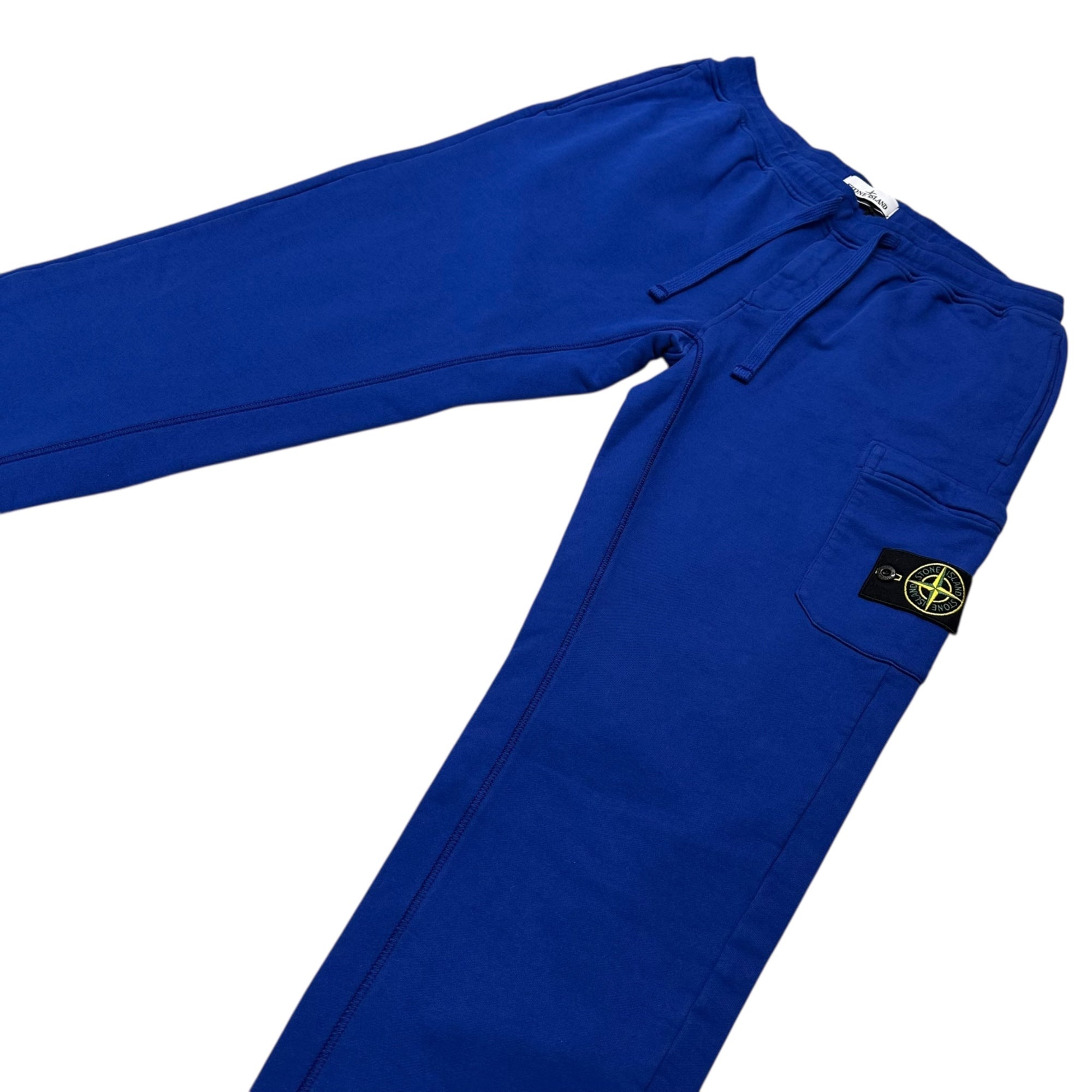 【STONE 】 コットンパンツ / ブルー / 31 inch STONE ISLAND(ストーンアイランド) 23AW FELPA SWEAT PANTS フェルパ