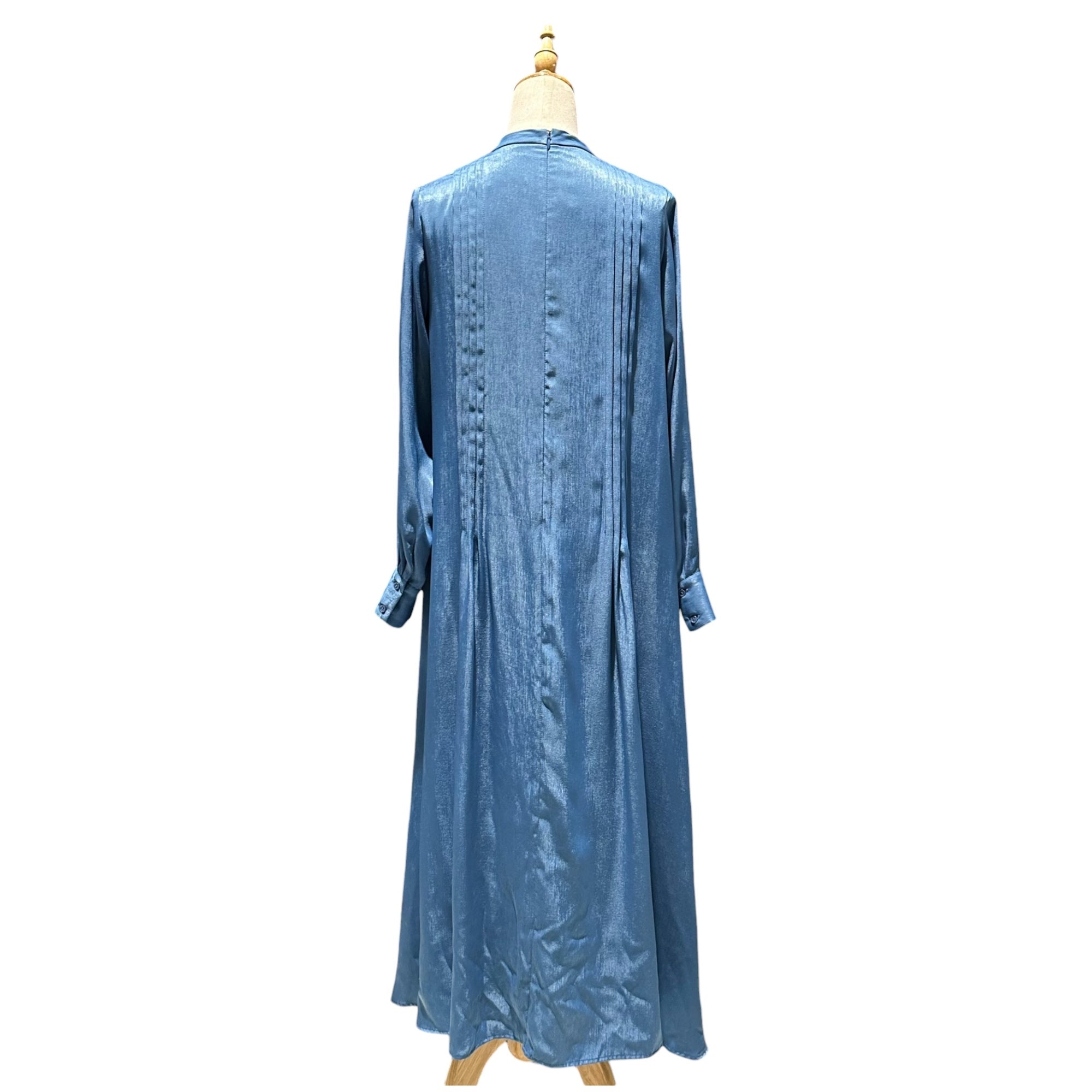AMERI(アメリ) QUEUE BUTTON DRESS キュー ボタン ドレス ワンピース 01120540860 S ブルー