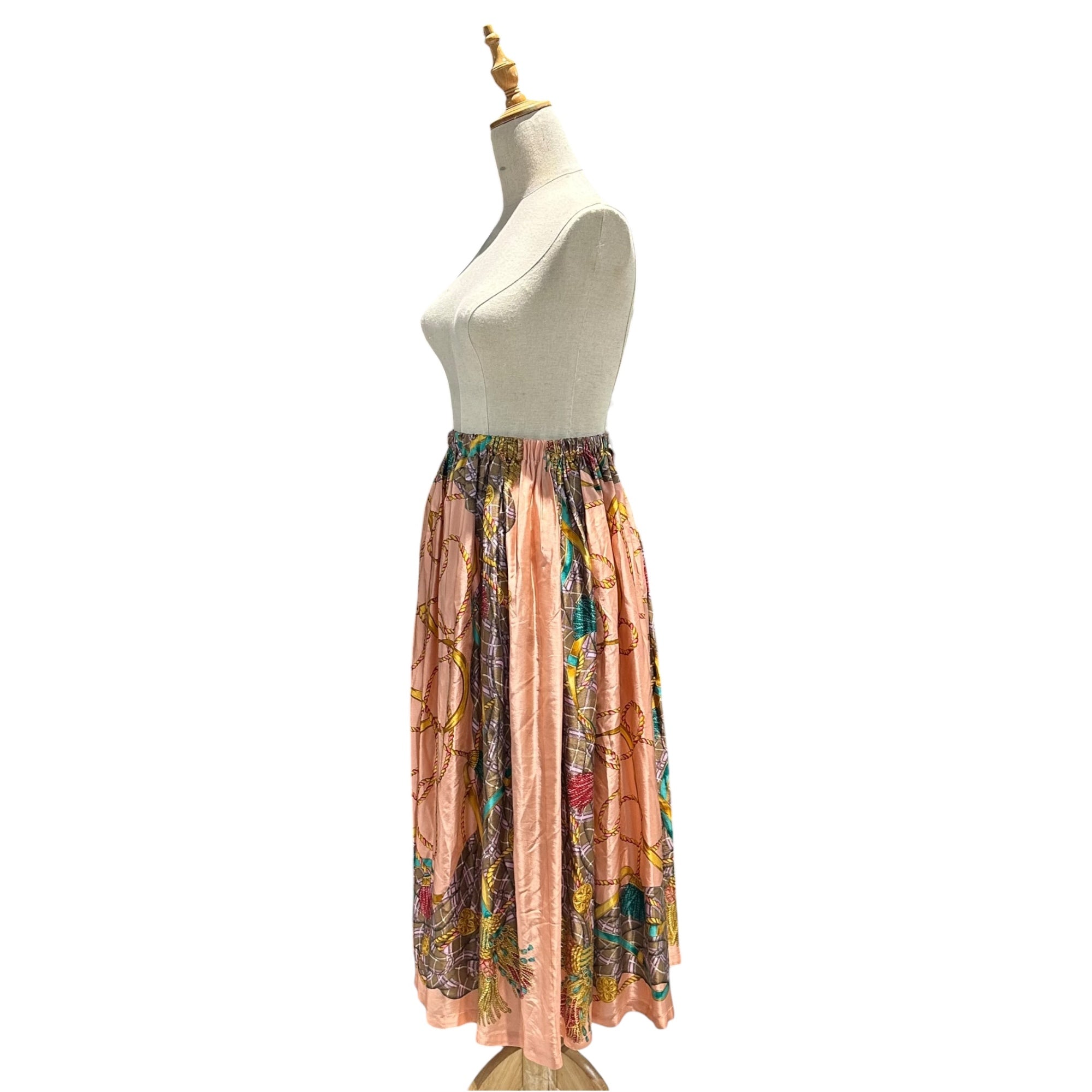 COMME des GARCONS(コムデギャルソン) 1999SS Aoyama Exclusive Silk Scarf Skirt 青山限定 シルク スカーフ スカート KX-912010 FREE ピンク AD1998