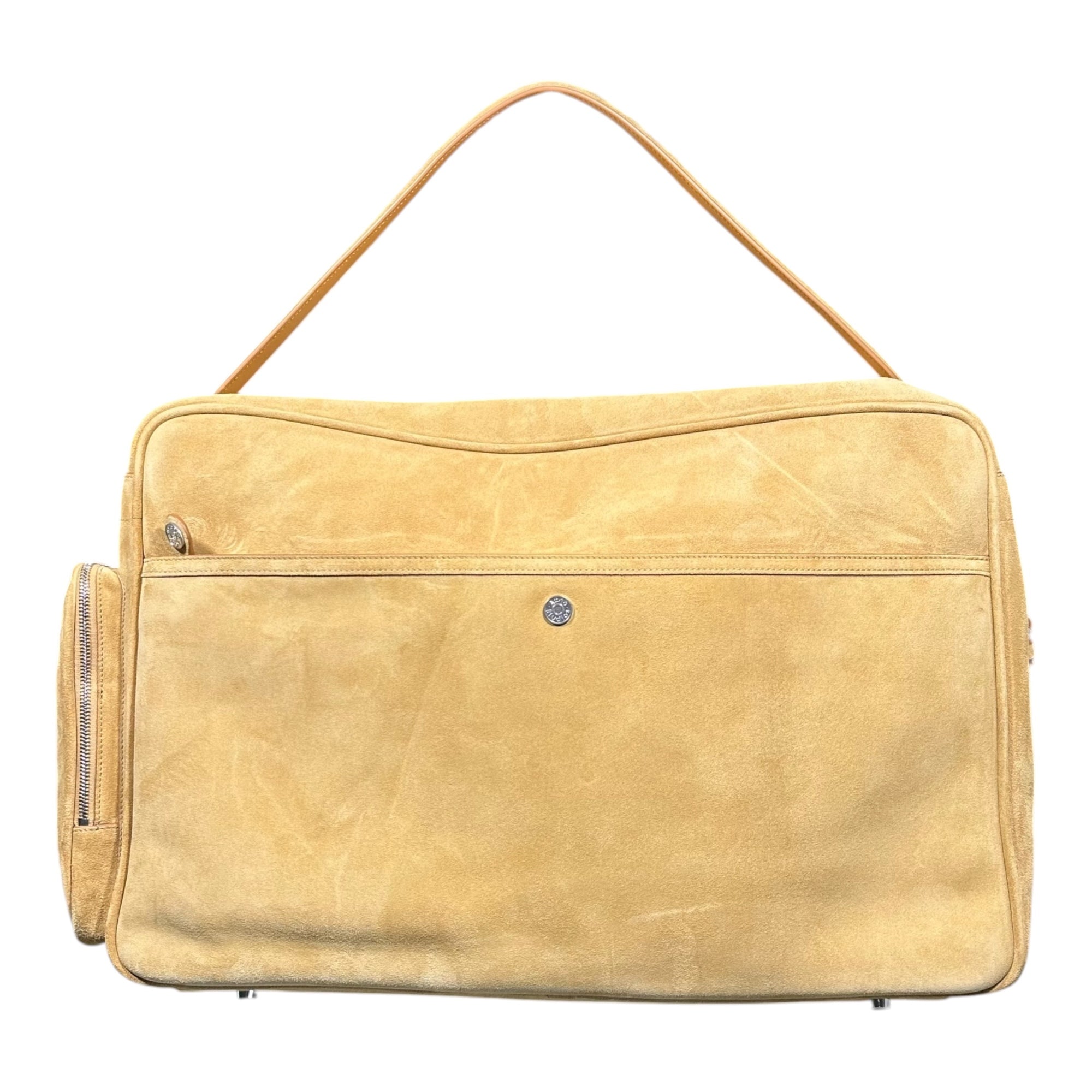 Acne Studios(アクネストゥディオズ) Camero Hotel Suede カメロ ホテル スウェード A10486- ベージュ ショルダー バッグ ボストン 旅行