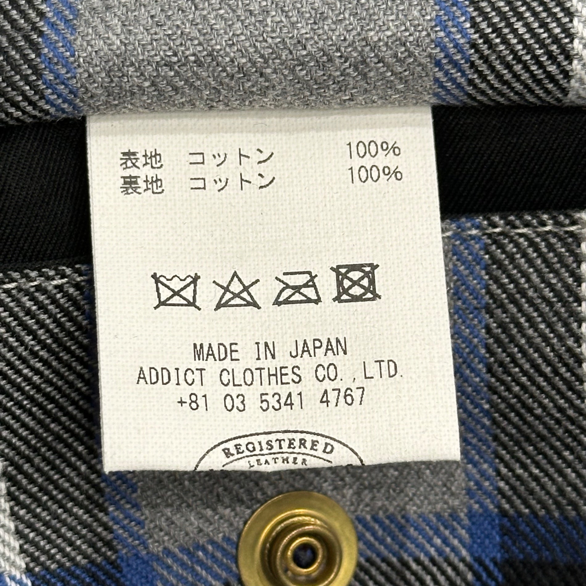 ADDICT CLOTHES(アディクトクローズ) WAXED COTTON BMC JACKET LONG