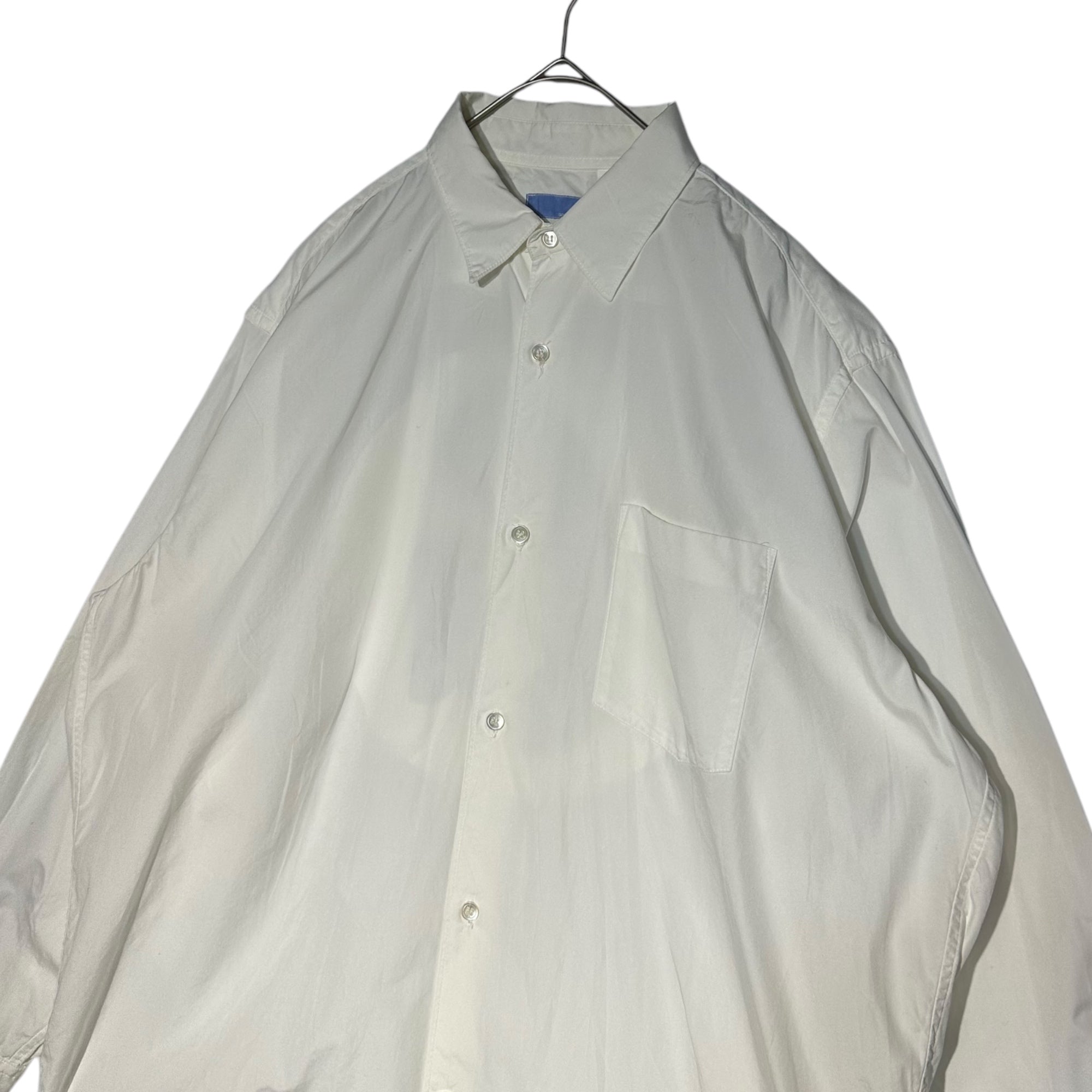 GOODENOUGH(グッドイナフ) 90's Initial back G logo long sleeve white shirt 90年代 初期 背面Gロゴ 長袖 ホワイト シャツ M ホワイト 90年代 水色タグ 稀少品