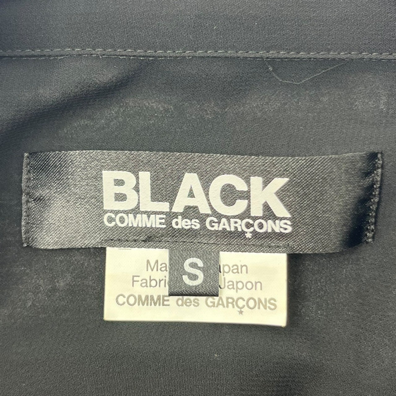 BLACK COMME des GARCONS(ブラックコムデギャルソン) 21SS Gathered sleeve see-through blouse ギャザースリーブ シースルー ブラウス 1G-B009 S ブラック AD2020